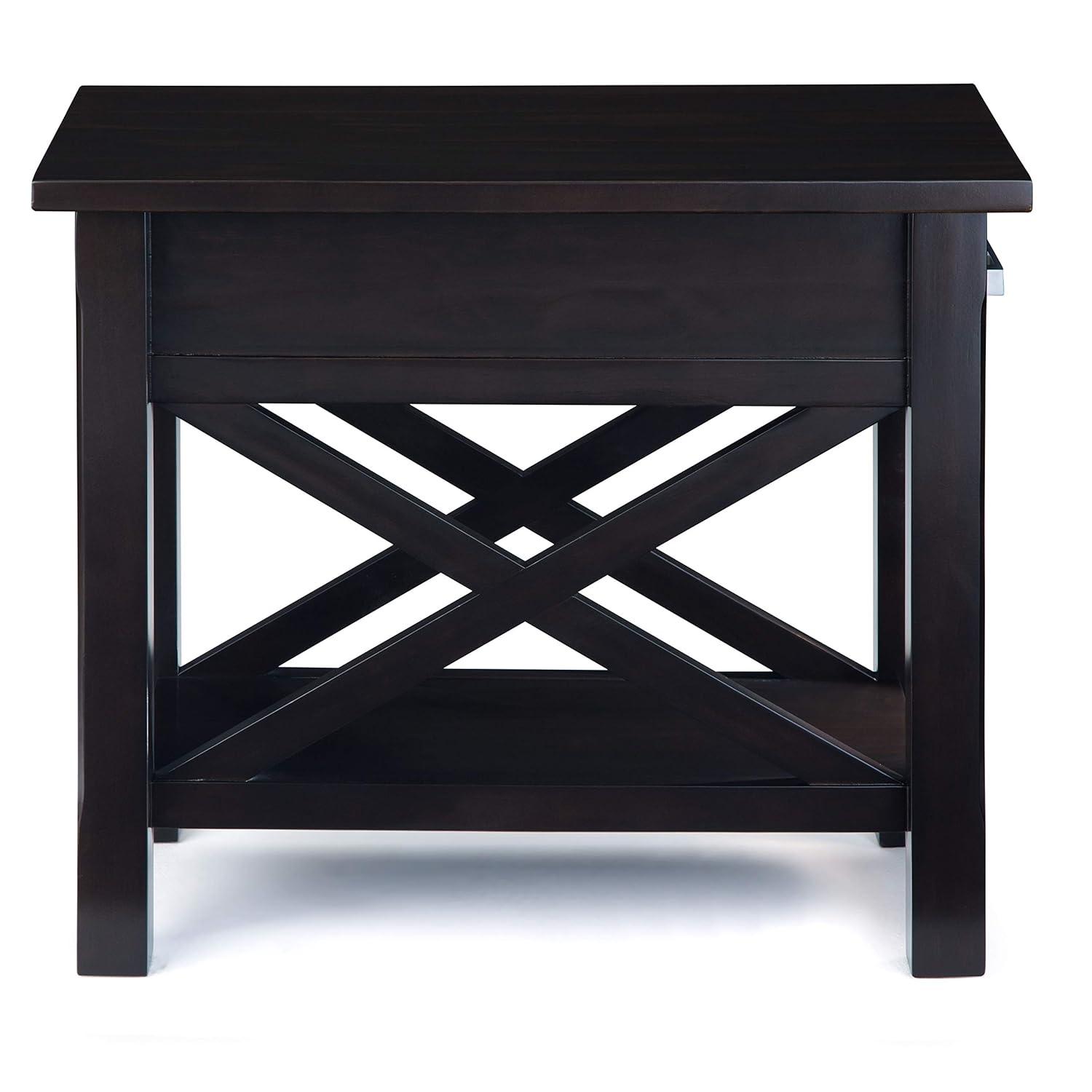 Simpli Home Kitchener End Table with Storage
