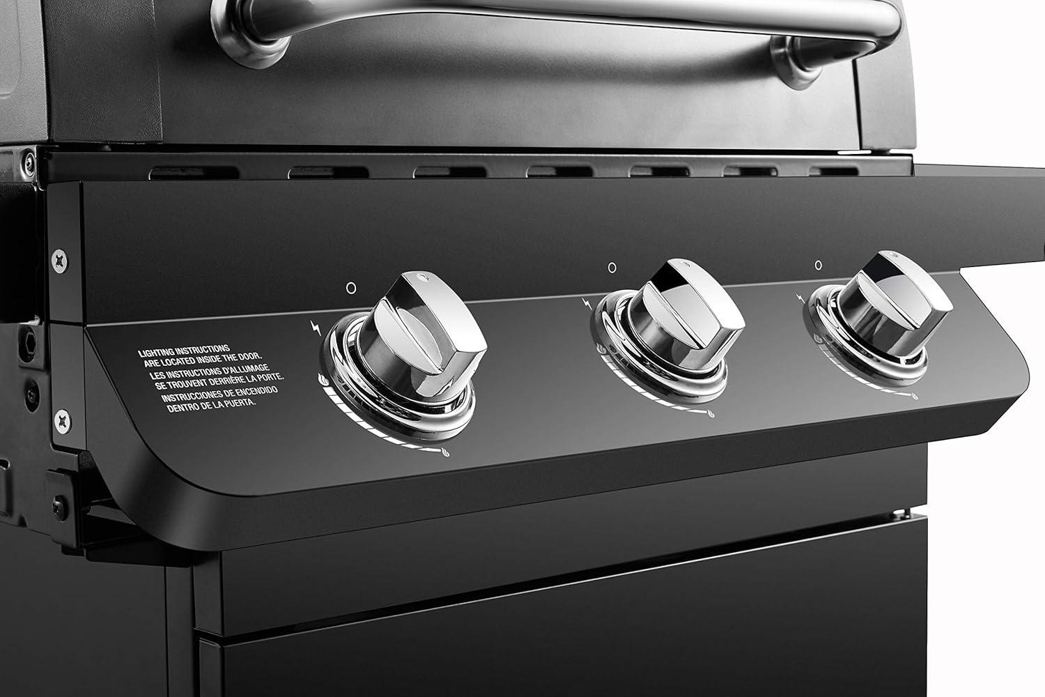 Dyna-Glo 3 - Burner Free Standing 36000 BTU Gas Grill with Cabinet