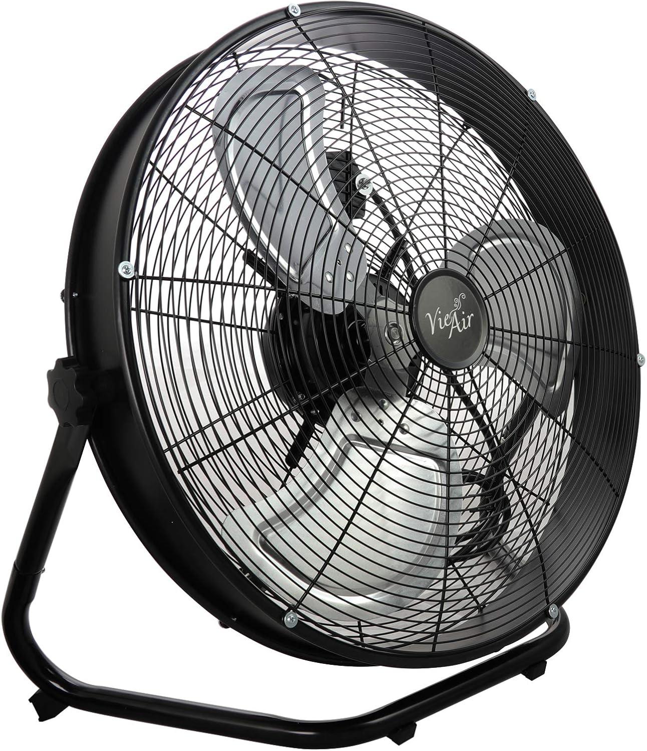 Vie Air 20" 3 Speed Motor Metal Floor Drum Fan