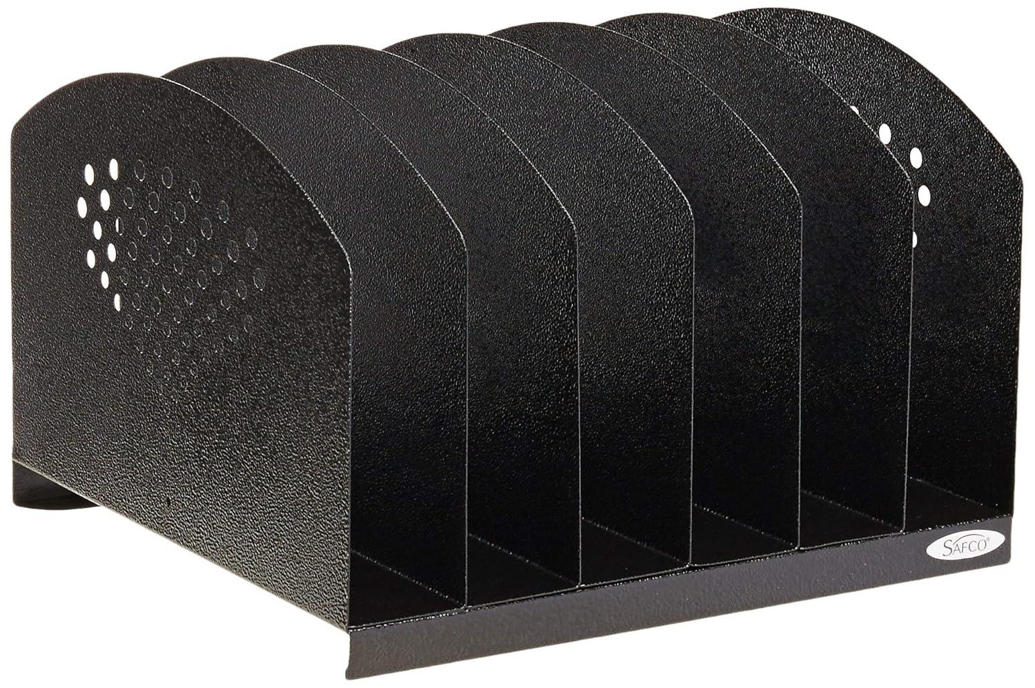 Safco Products Company Six Section Steel Desk Rack