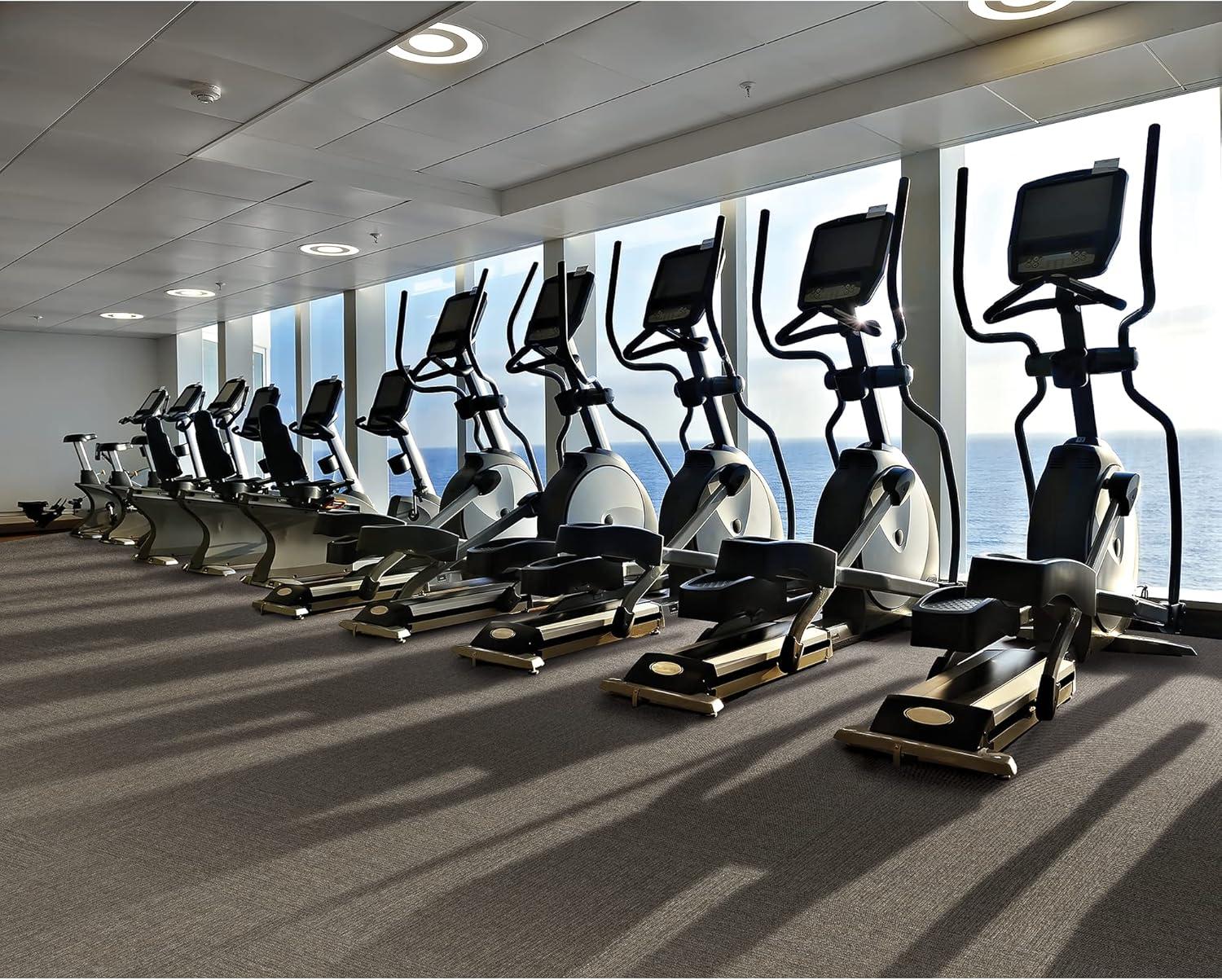 Mohawk Basics 24" x 24" Carpet Tile Sample with EnviroStrand™ PET Fiber in Neutral (1 piece)