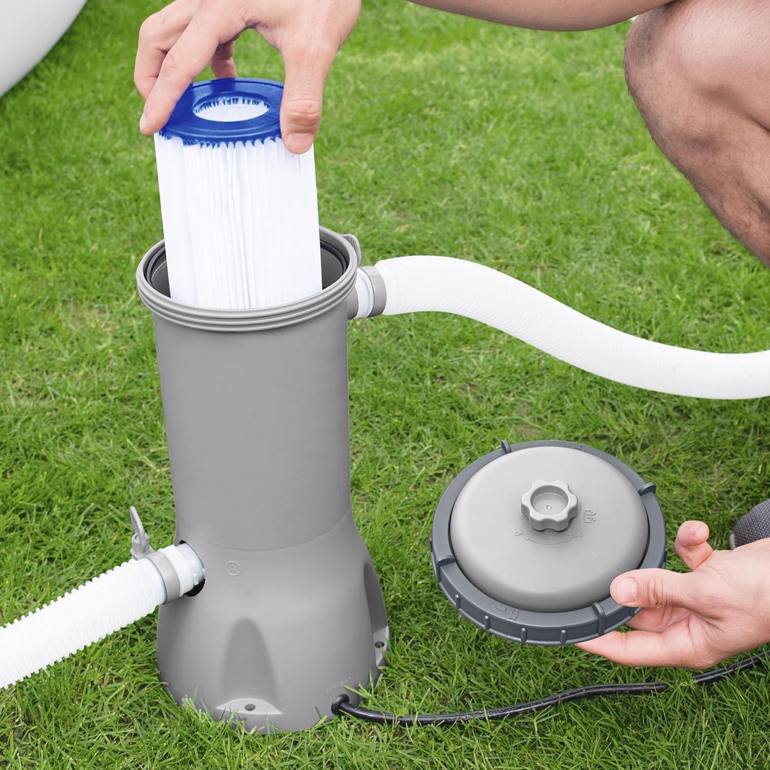 Bestway Bestway Flowclear 1,000 Gallons per Hour Above Ground Swimming Pool Filter Pump