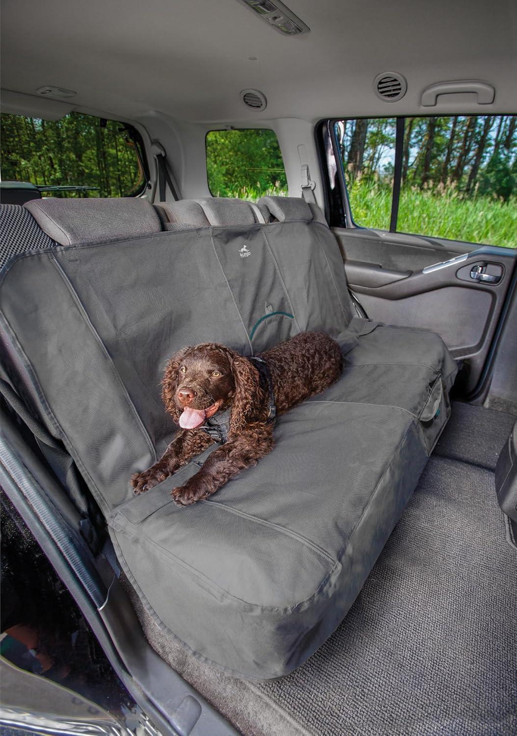 Charcoal Grey Waterproof SUV Bench Seat Cover for Pets, 63" Wide