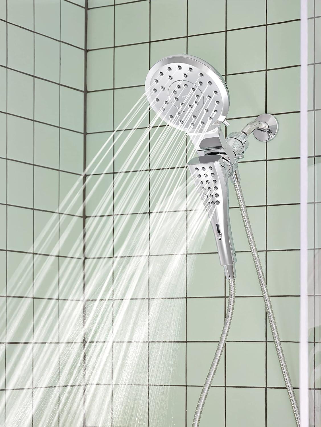 Verso 1.75 GPM Rainshower/Handshower Combination with Infiniti Dial and Magnetix Docking