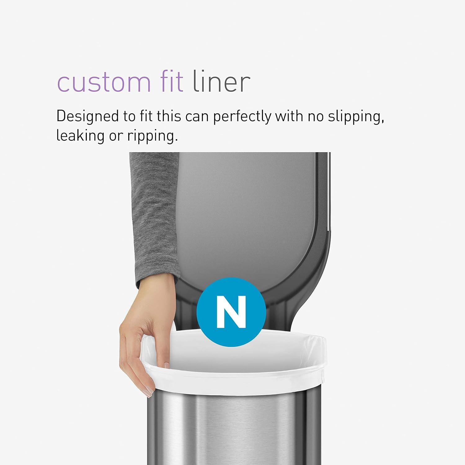 Simplehuman 45-Liter Slim Trash Can