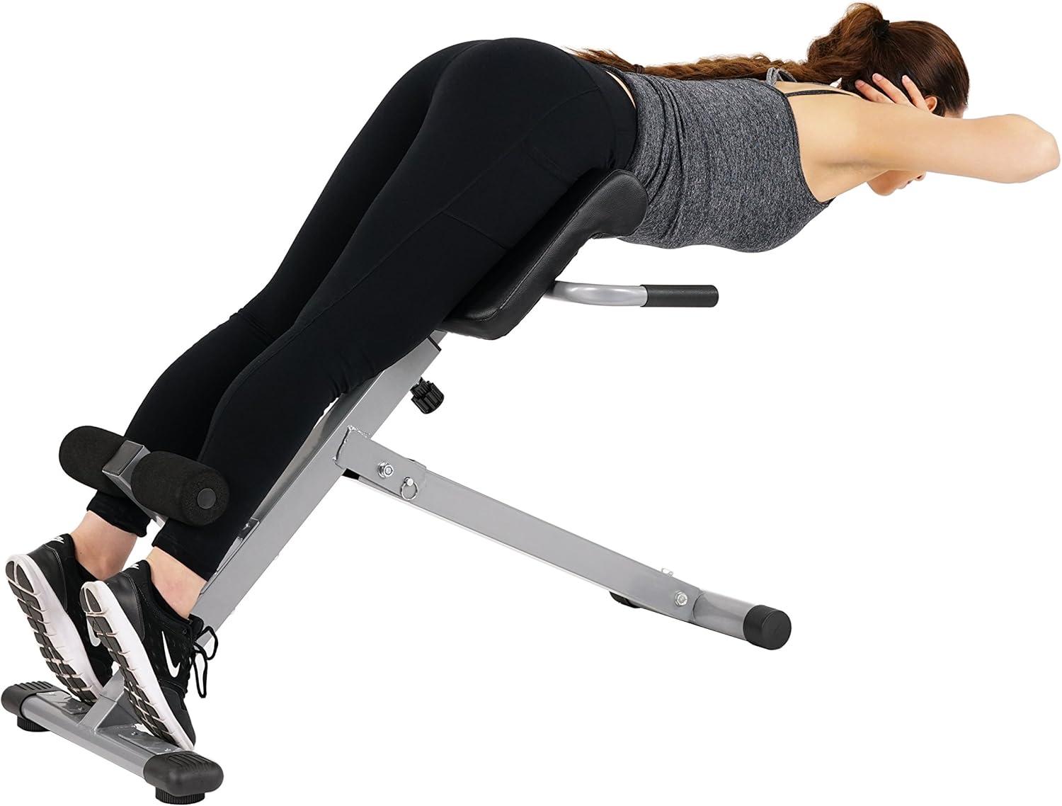 Sunny Health & Fitness 45 Degree Hyperextension Roman Chair