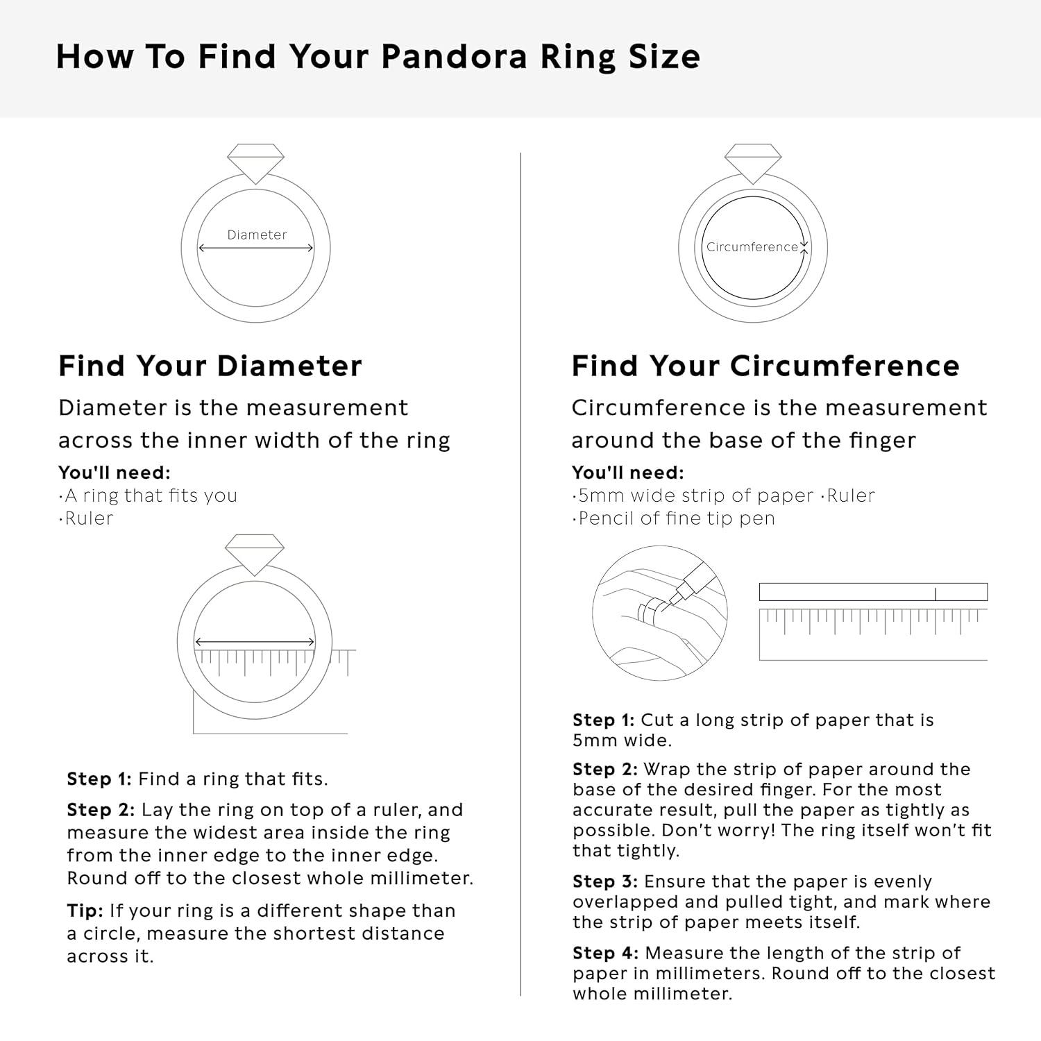 PANDORA Classic Elegance Ring, Sterling Silver, Clear Cubic Zirconia, Size 5