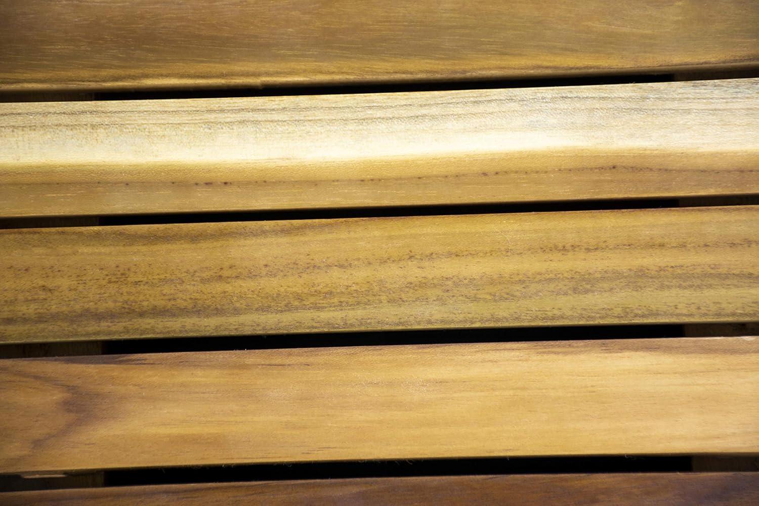 EcoDecors Eleganto Rectangle Teak Shower Mat, Teak Shower Mat for Inside Shower, Teak Bath Mat, Wood Bath Mat, Wood Shower Mat, Teak Shower Mats, Teak Bathroom Mat, Earthy Natural