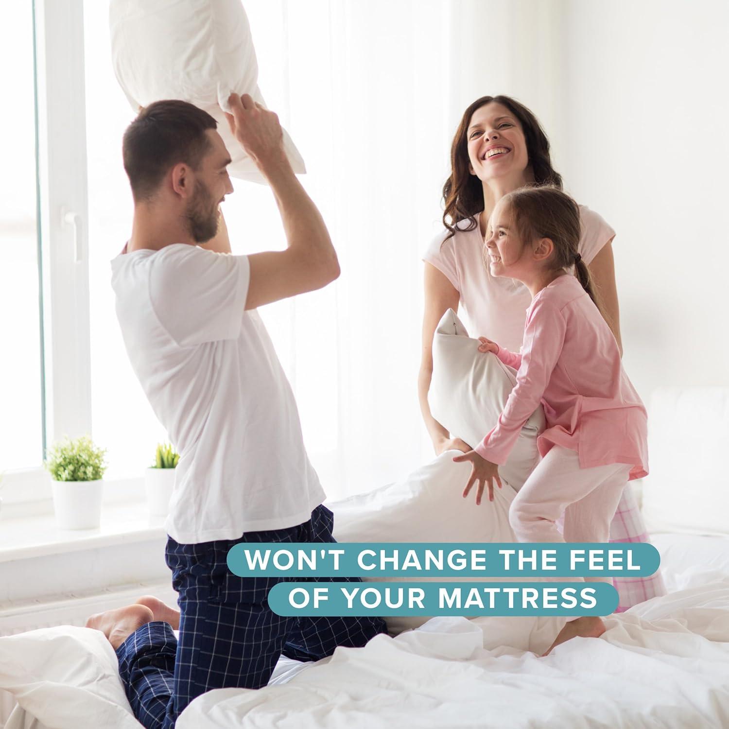 Bare Home Waterproof Quilted Mattress Pad