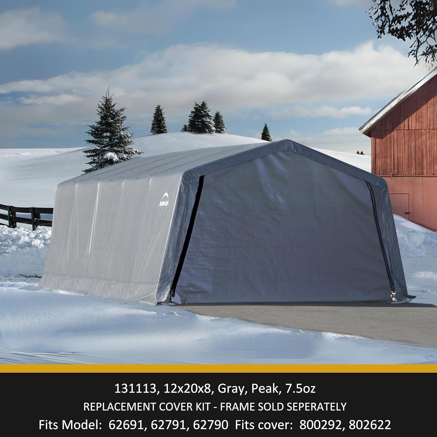 ShelterLogic Canopy Replacement Top - SuperMax 12 x 30 ft.