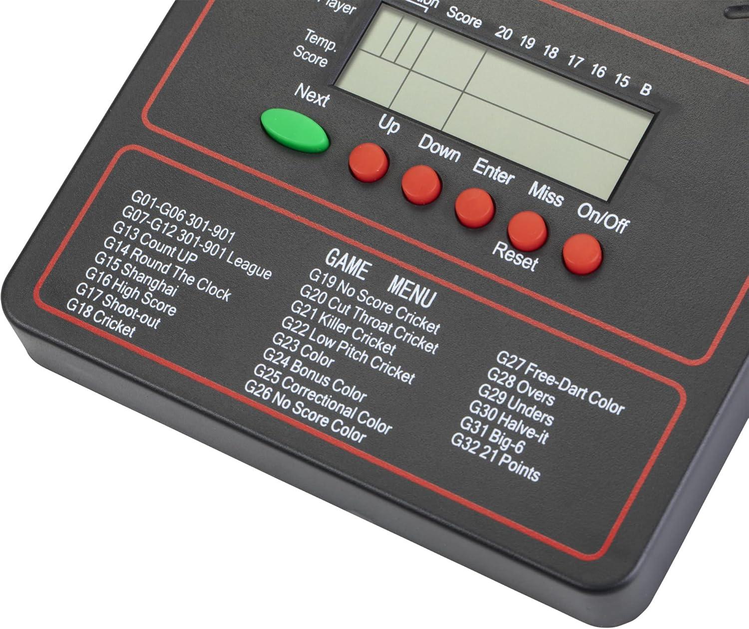 Black LCD Electronic Touch Pad Dart Scorer for 8 Players