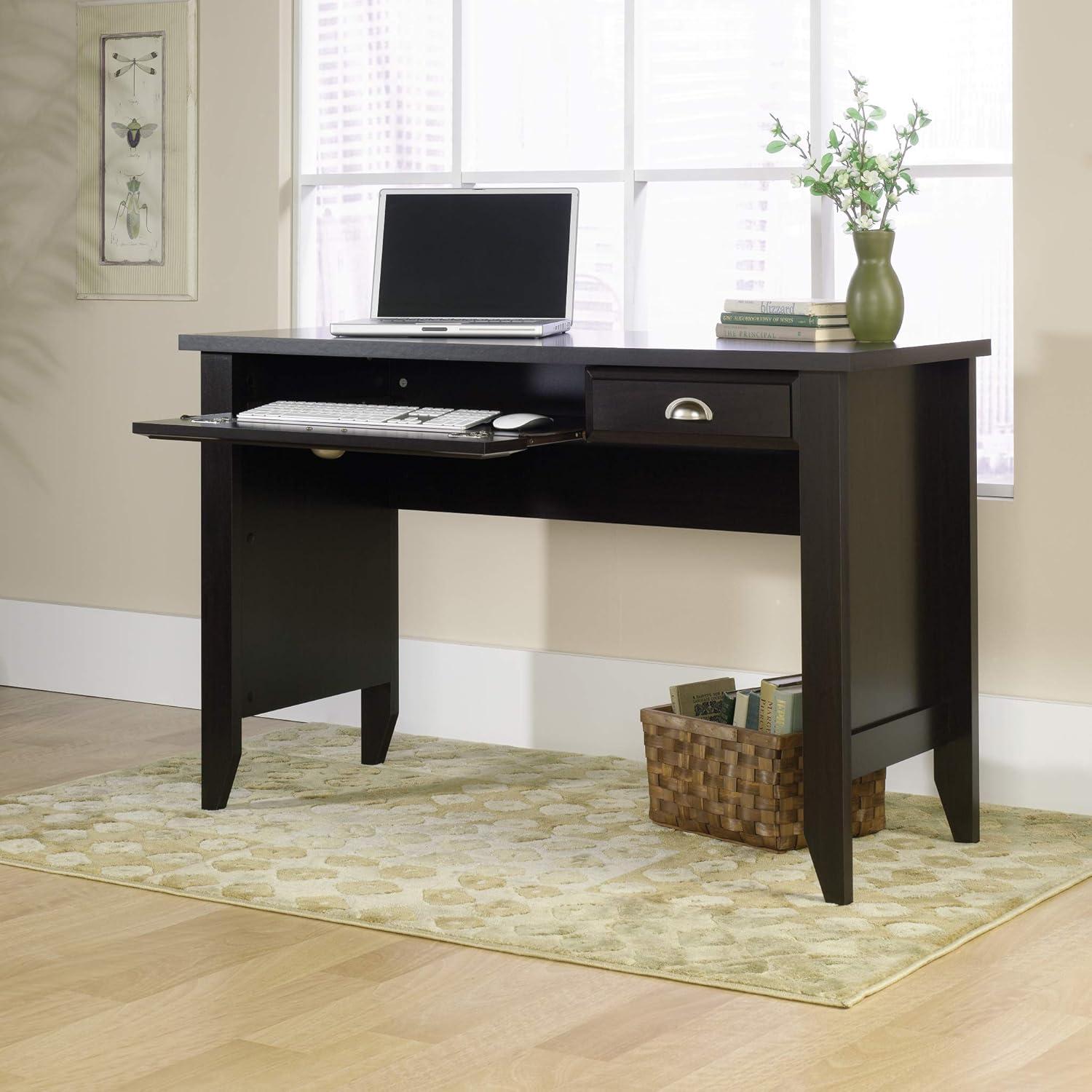 Shoal Creek Computer Desk Brown - Sauder: Home Office Furniture with Storage Drawer, Oiled Oak