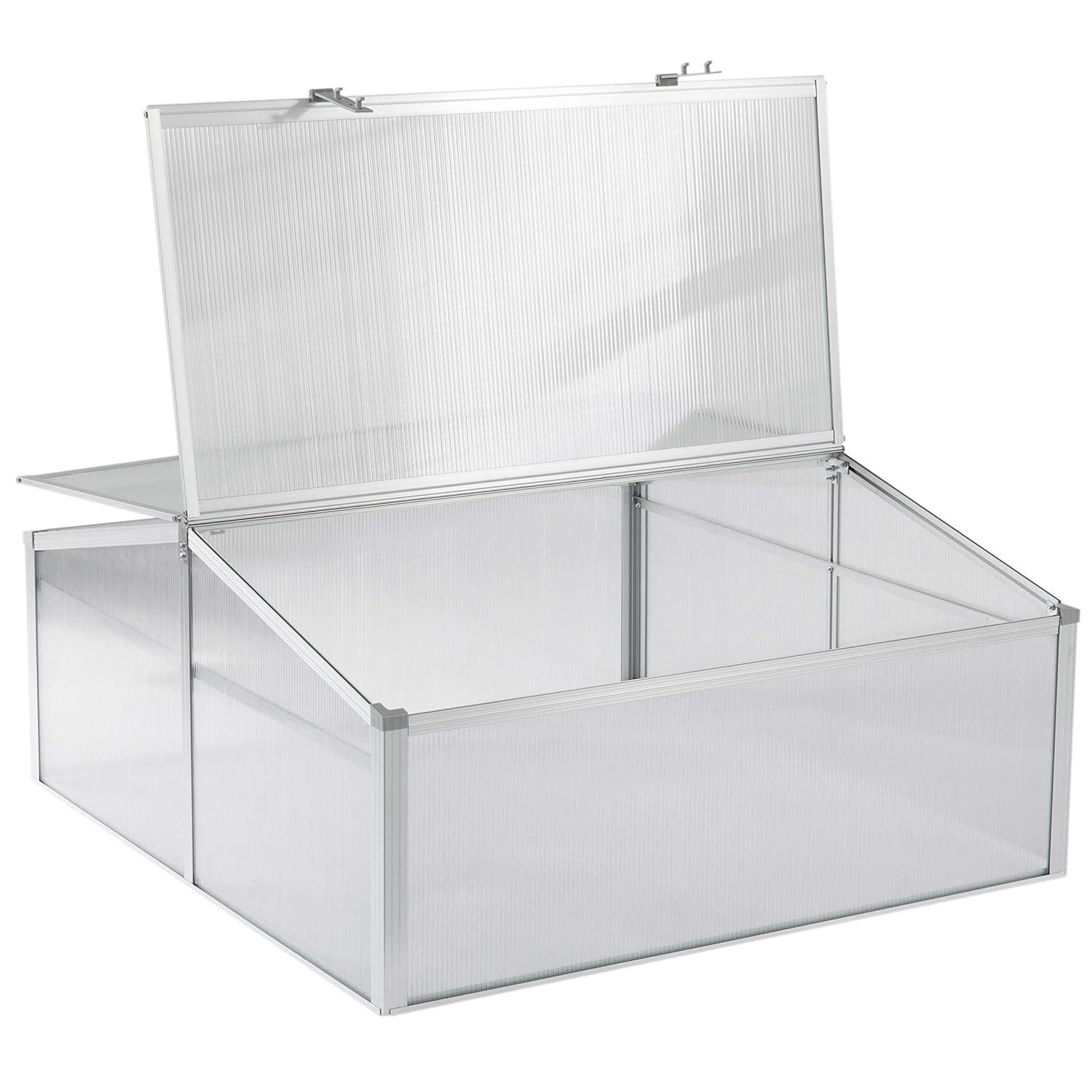 Gardenised 39.37" W x 39.37" D Mini Greenhouse