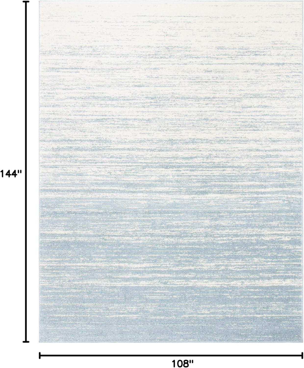 SAFAVIEH Adirondack Esmond Striped Area Rug, Slate/Cream, 9' x 12'