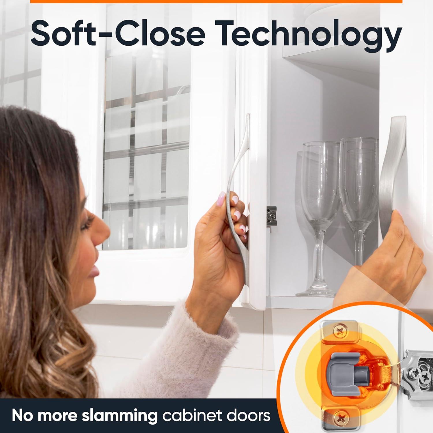 Decobasics 105 Degree 3 Way Adjustability 1/2" Overlay Hinge