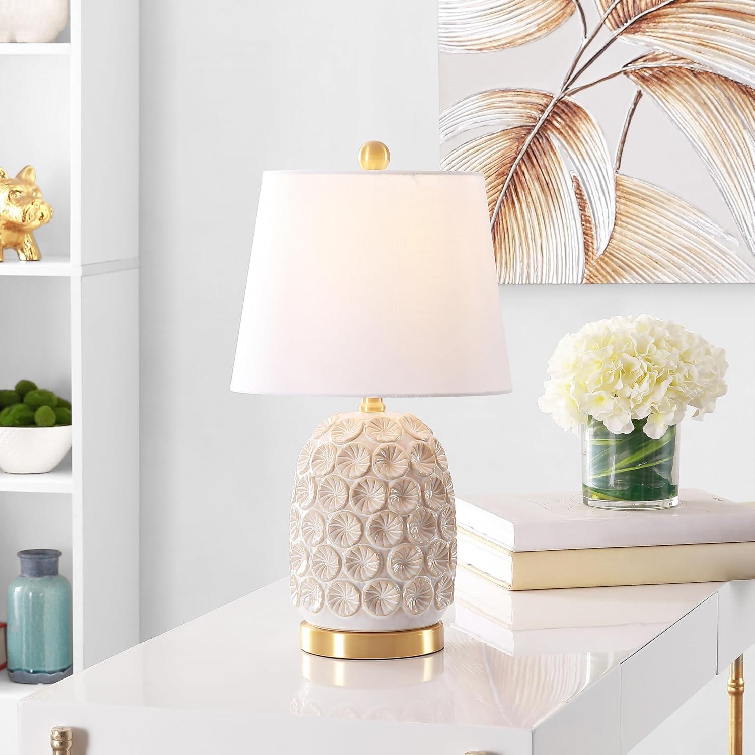 Lamson Table Lamp - Cream - Safavieh.