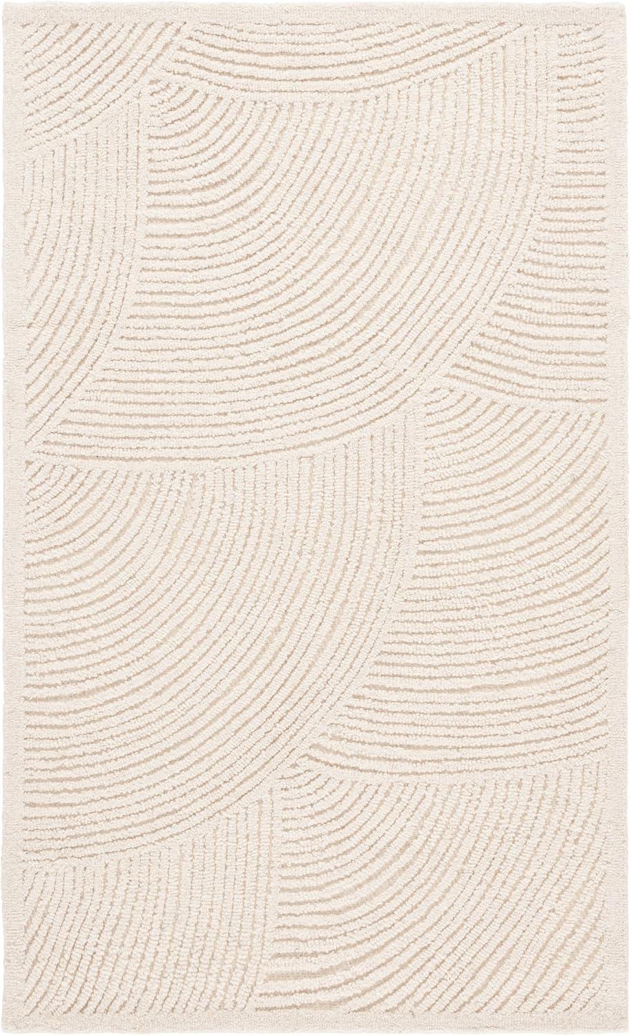 Textural TXT105 Hand Tufted Indoor Accent Rug - Ivory - 3'x5' - Safavieh