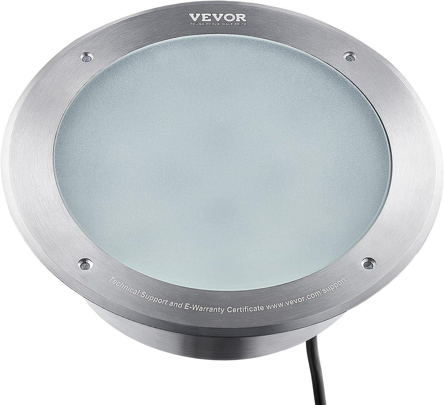 120V AC LED Pool Light, 10 Inch 40W, RGBW Color Changing Inground Swimming Pool Spa Light Underwater, with 50 FT Cord Remote Control, Fit for 10in Large Wet Niches, IP68 & Tested to UL Standards