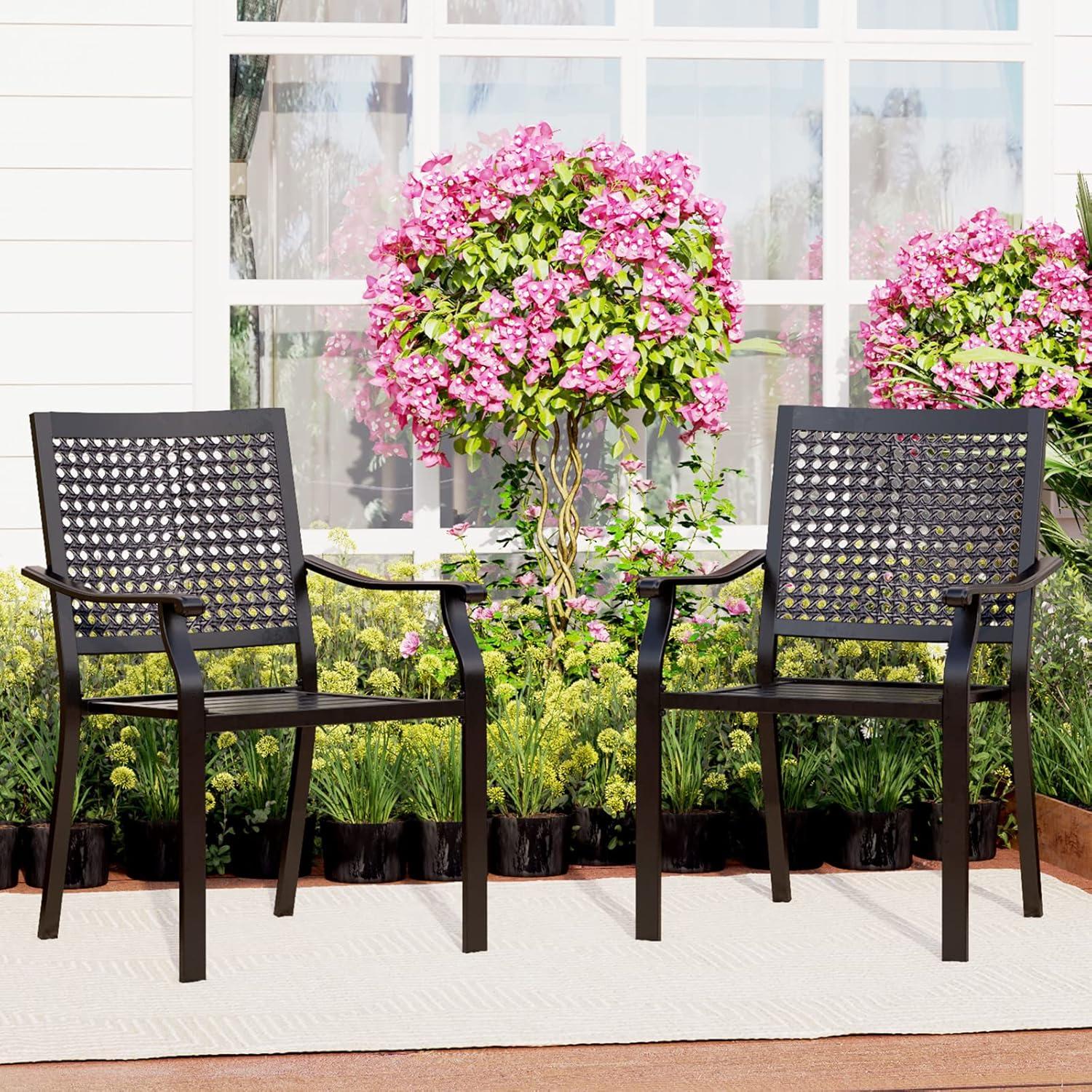 Argyri Stacking Patio Dining Chairs