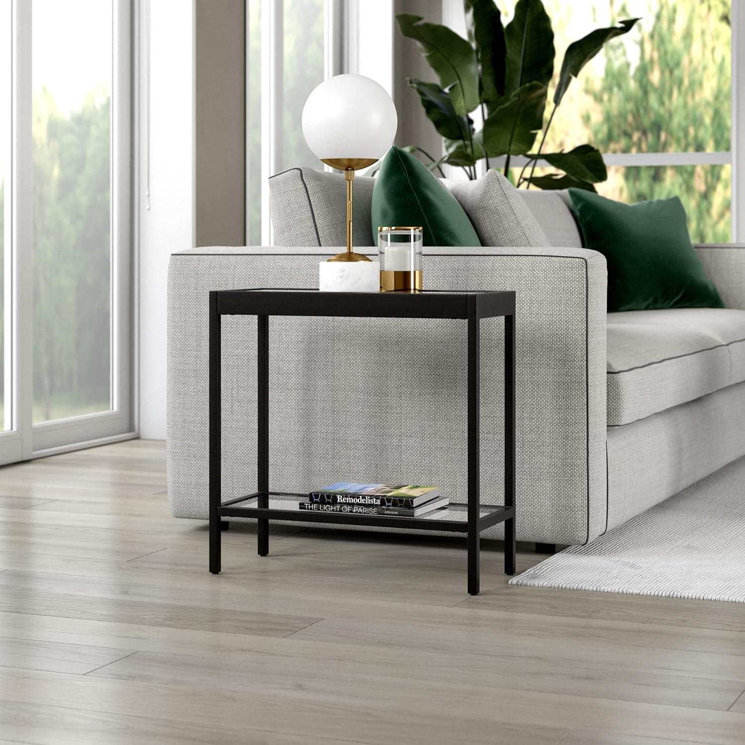 24 Inches Black Side Table - Henn&Hart