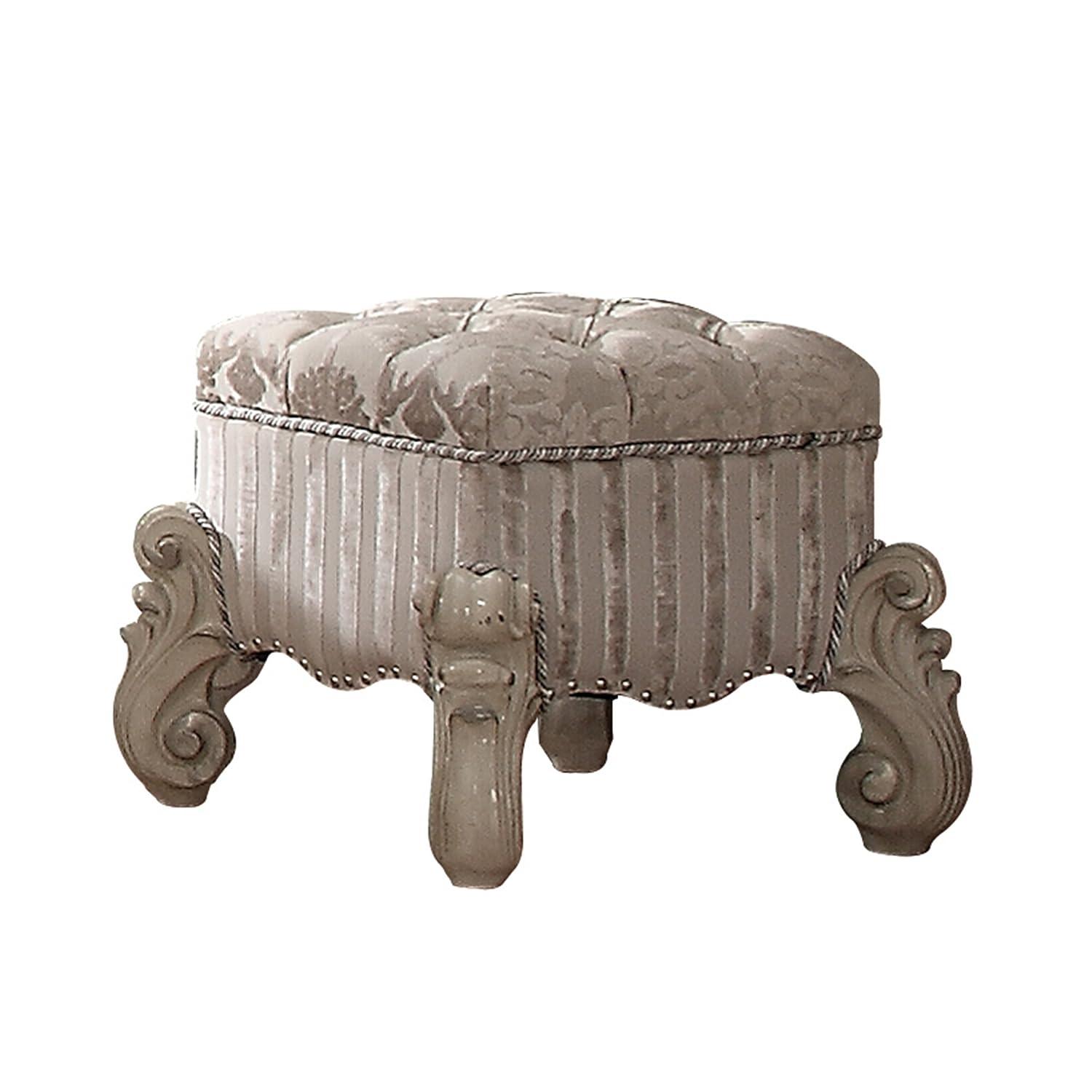 Andrew Home Studio Batisa Solid Wood Accent Stool
