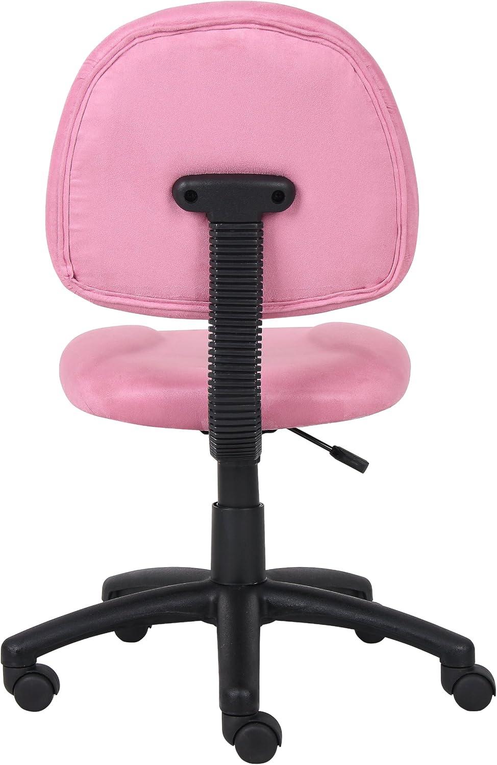 Microfiber Deluxe Posture Chair with Adjustable Arms - Boss Office Products