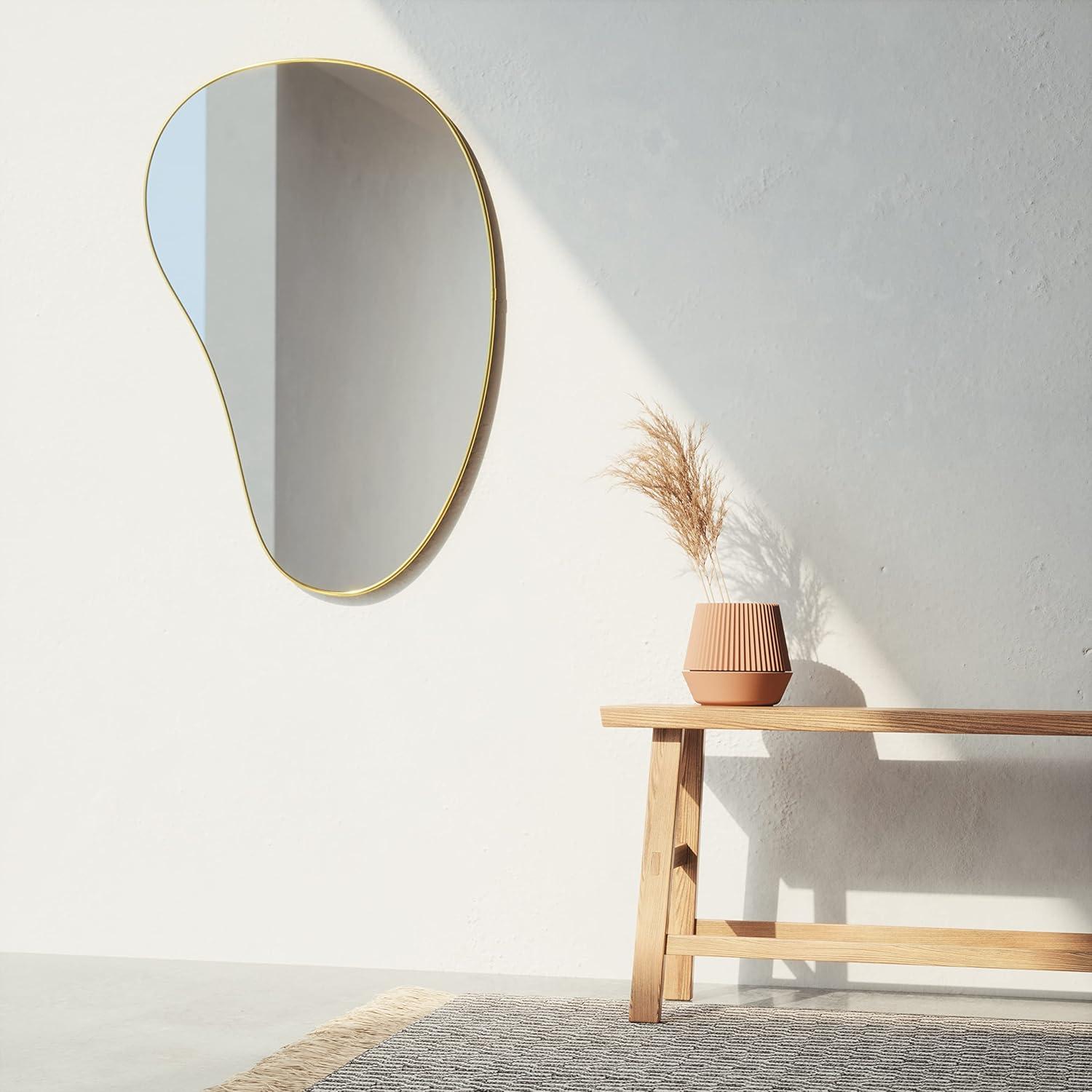 Metal Flat Wall Mirror