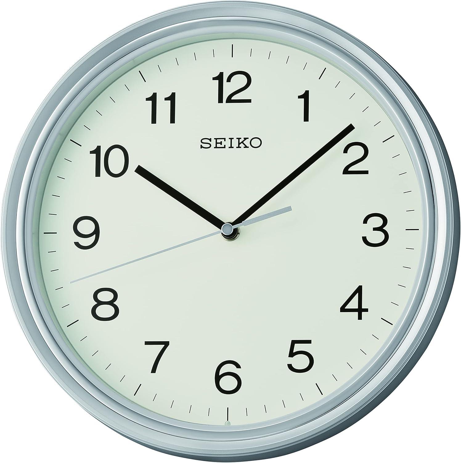 Seiko 10" Oita Wall Clock - Brown