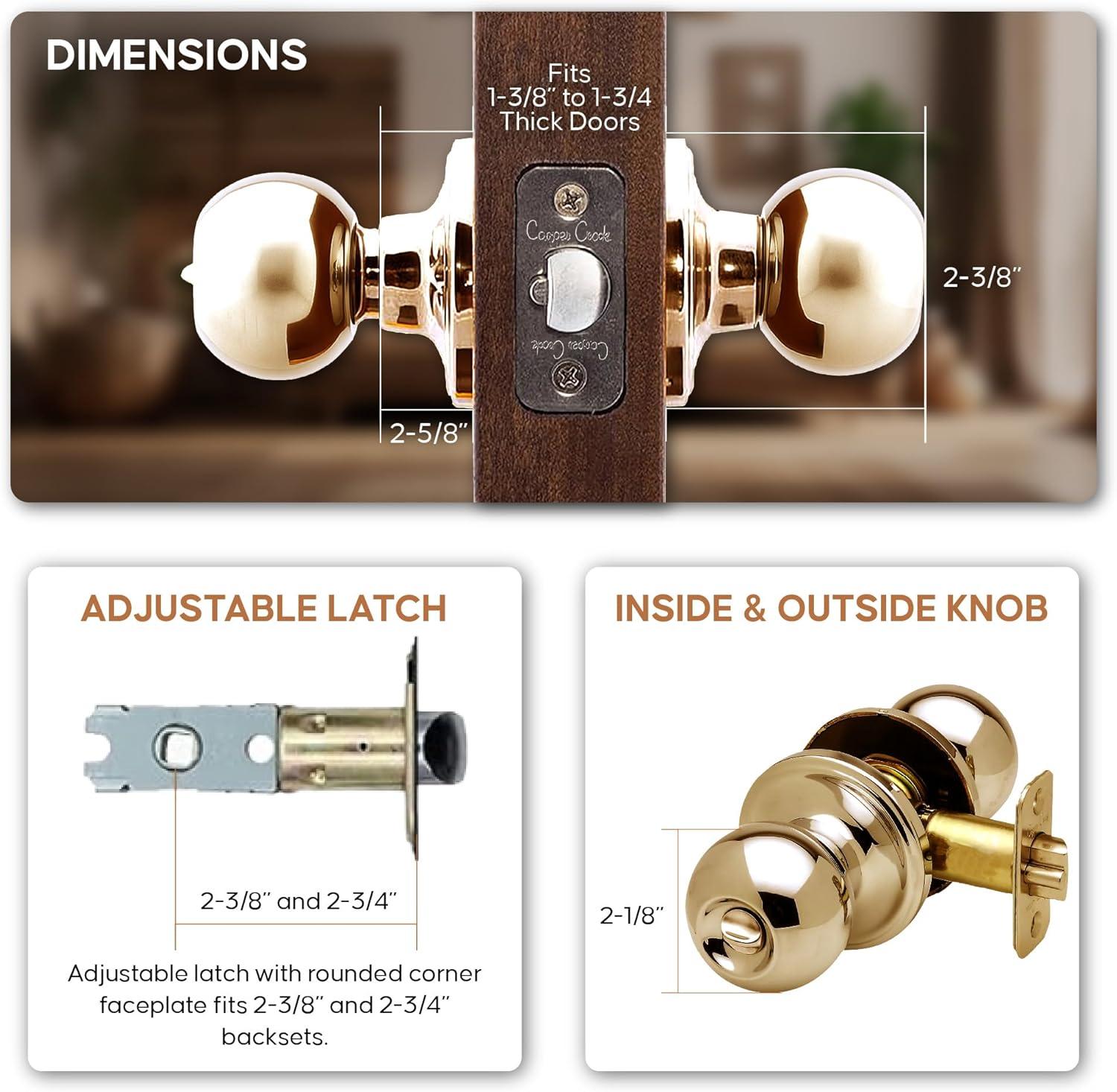 Ball Privacy Door Knob