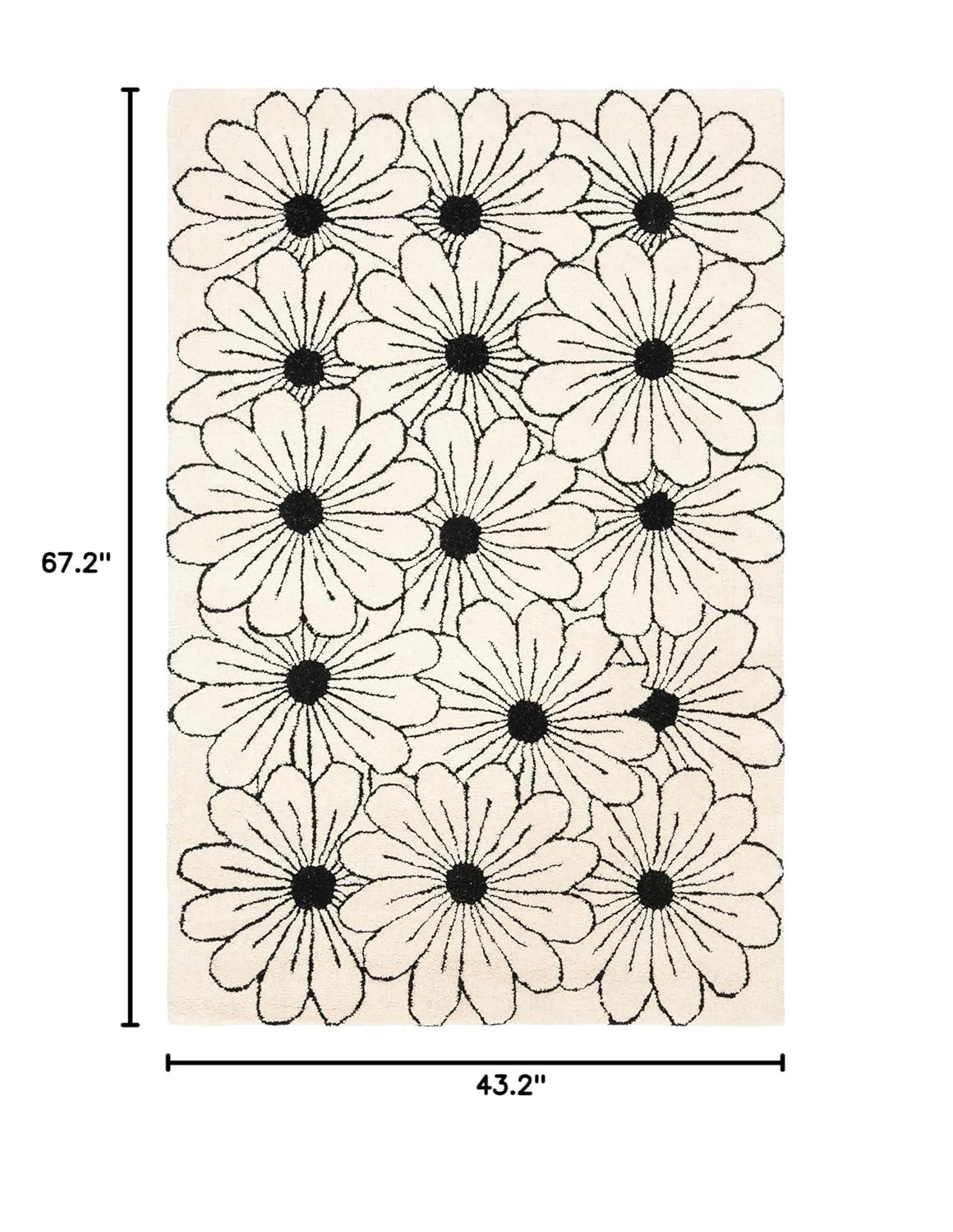 Soho SOH768 Hand Tufted Accent Rug - Blue/Ivory - 3'6"x5'6" - Safavieh.