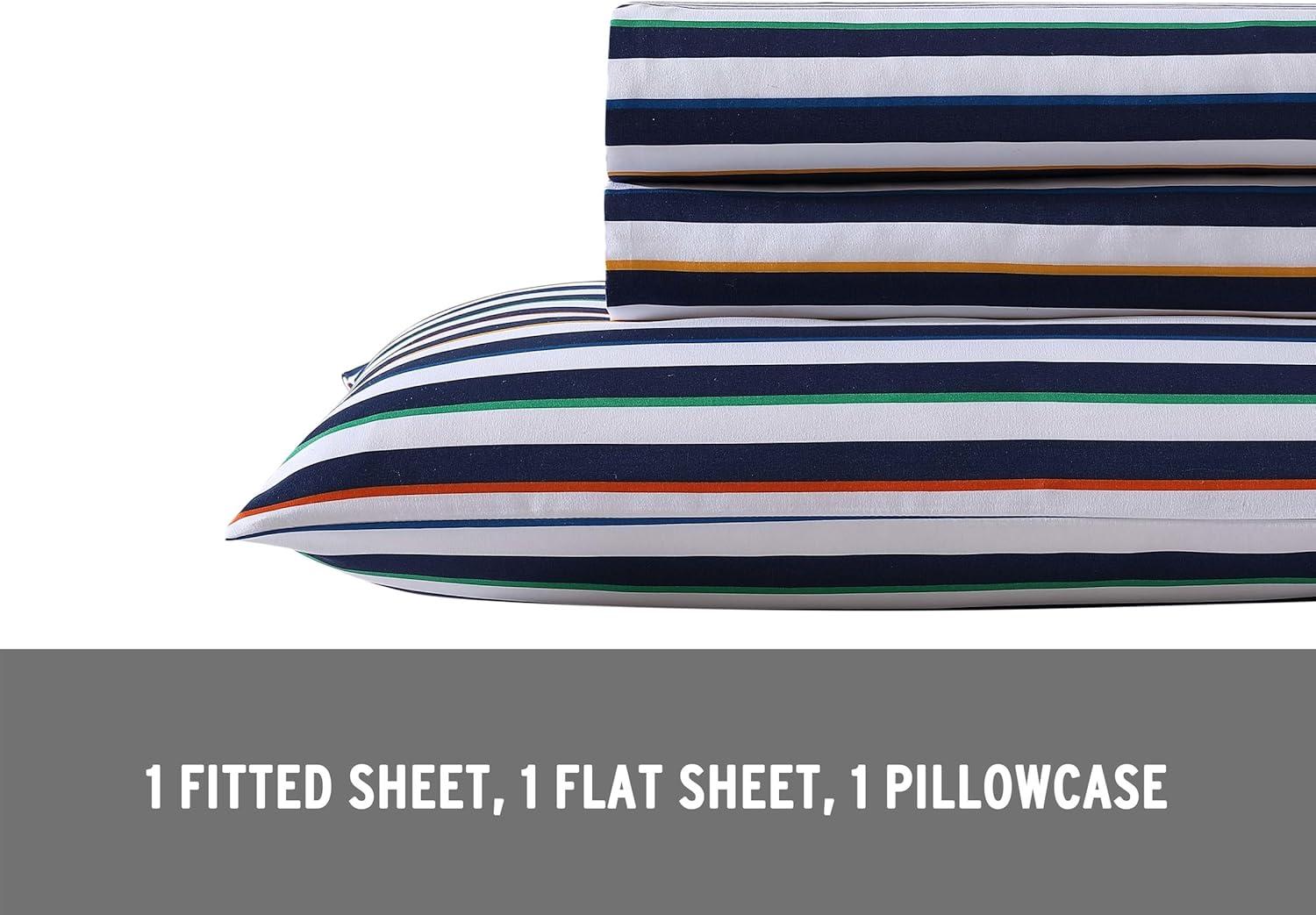 Eddie Bauer Stripes Game Blue Sheet Set