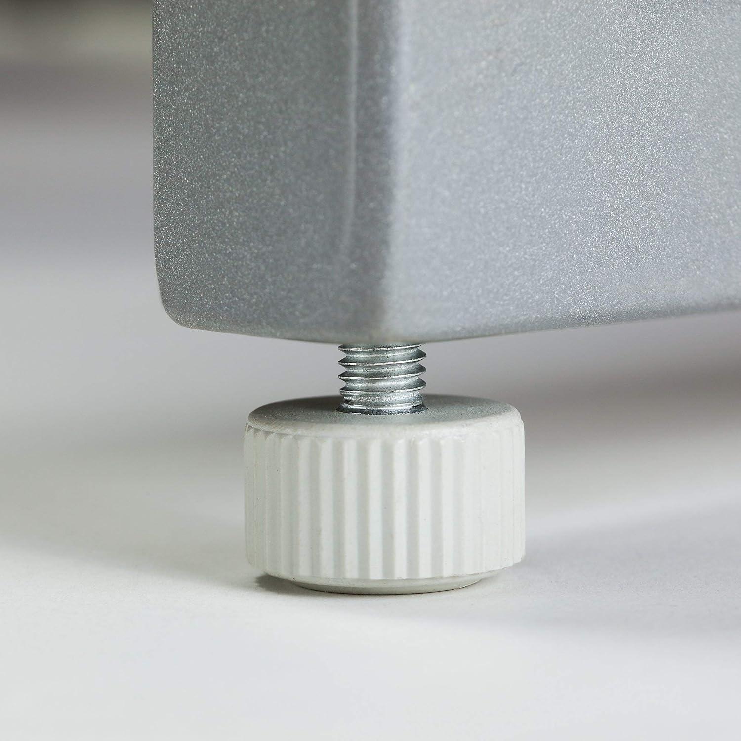 Bush Business Furniture Easy Office L-Shaped 4 Person Cubicle with Cable Management