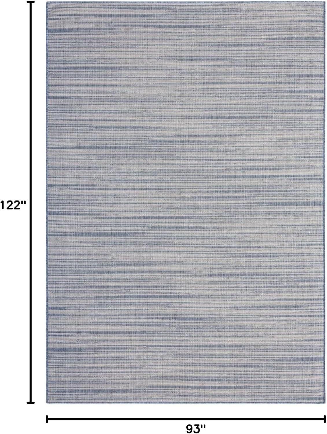 Nicole Miller Abstract Blue Indoor / Outdoor Area Rug