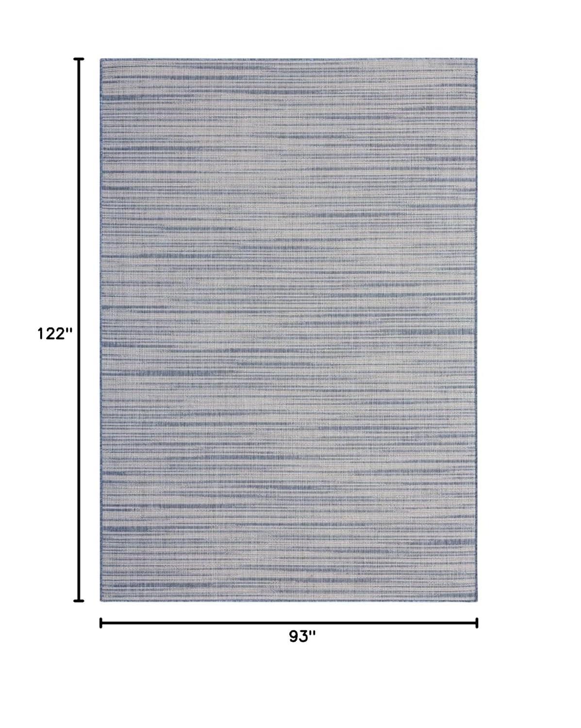 Nicole Miller Abstract Blue Indoor / Outdoor Area Rug