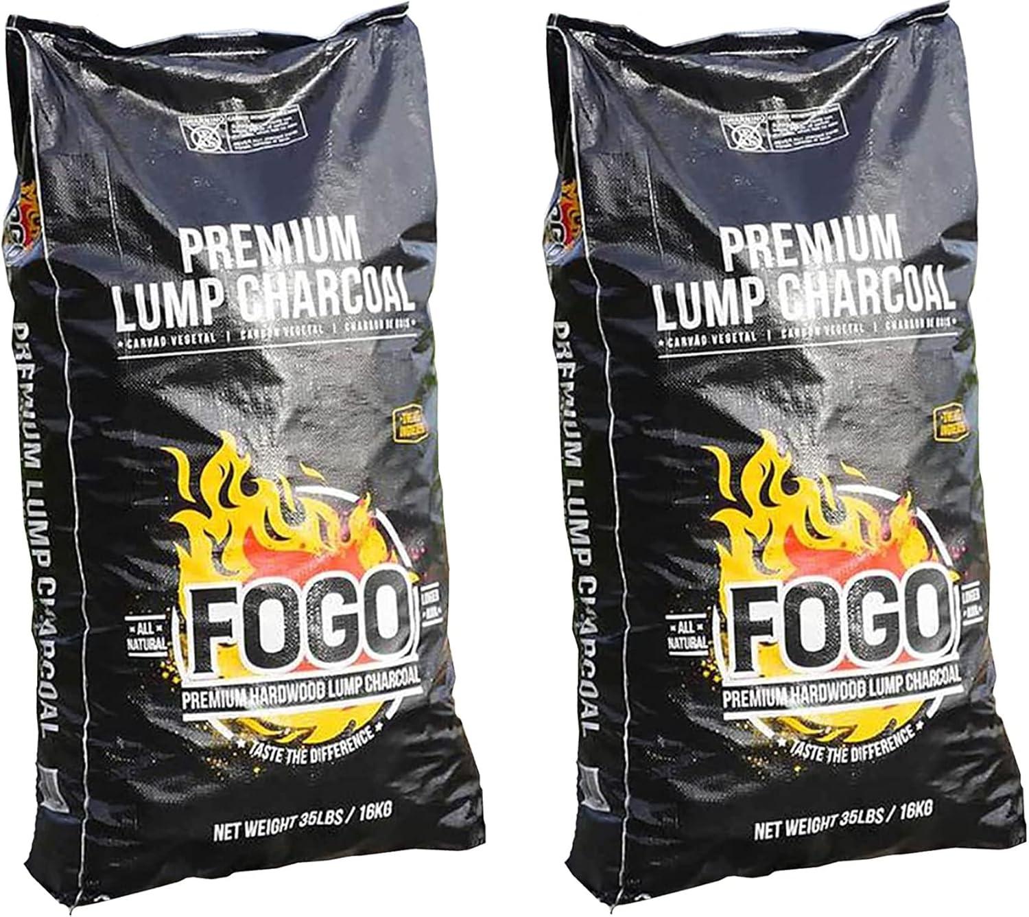 FOGO Premium Oak 35lbs All-Natural Hardwood Lump Charcoal