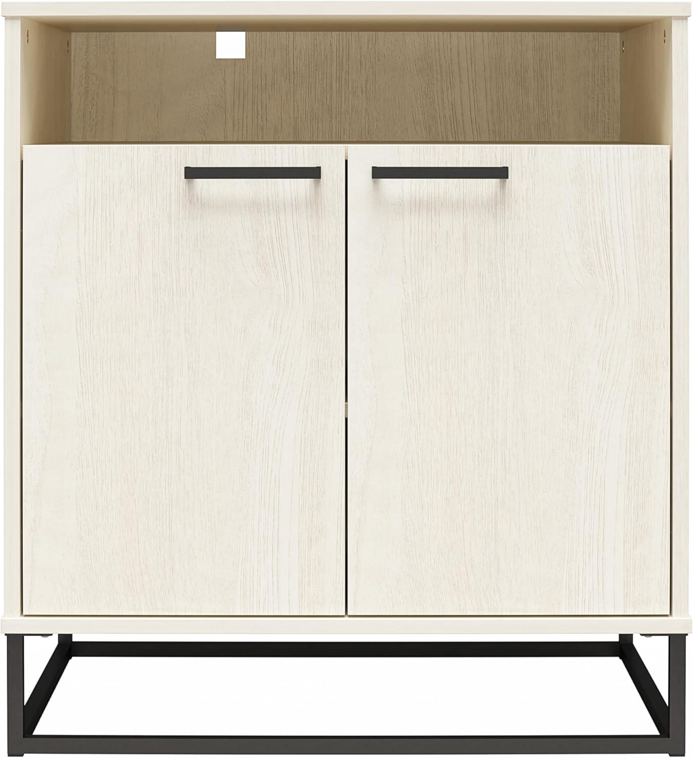 Novogratz Kelly 2 Door Accent Cabinet Ivory Oak