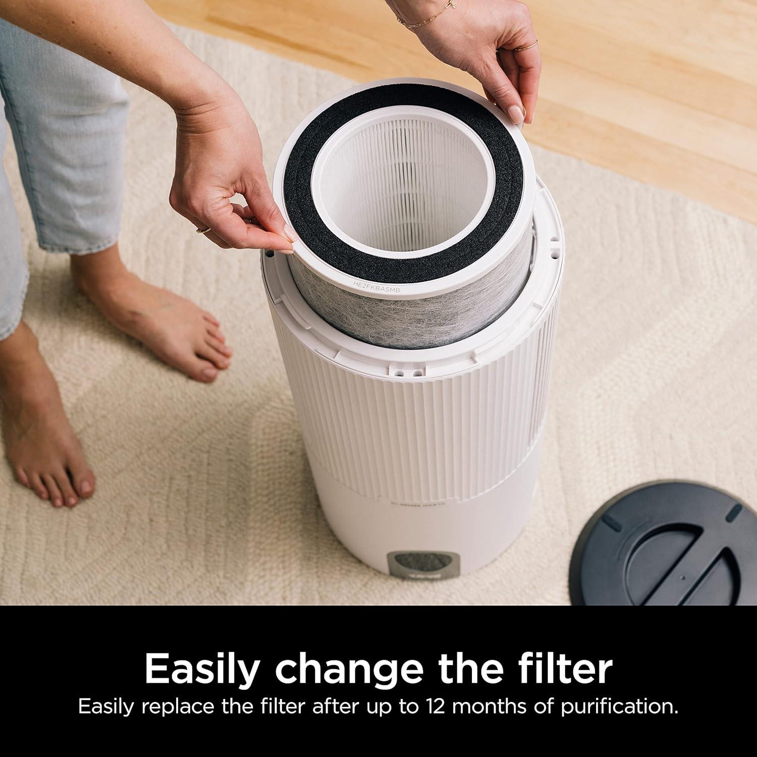 White and Black True HEPA Air Purifier Replacement Filter