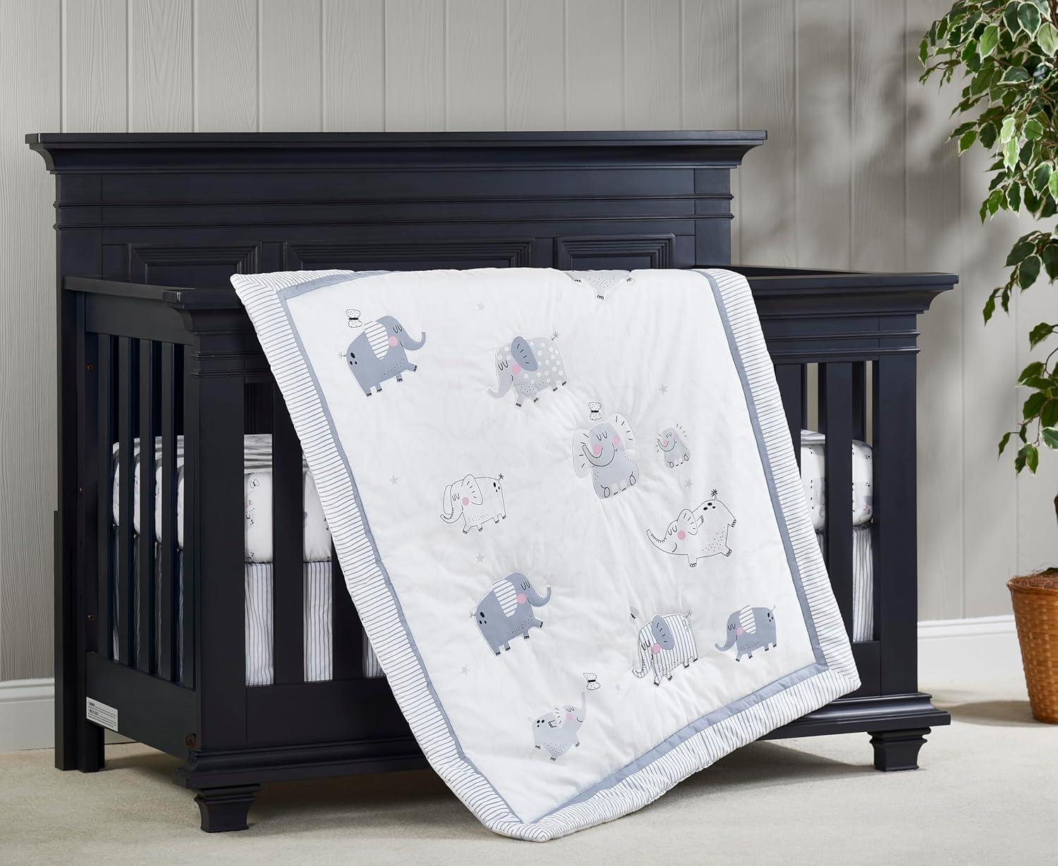 Oxford Baby 3pc Crib Bedding Set - Ele-A-Fun
