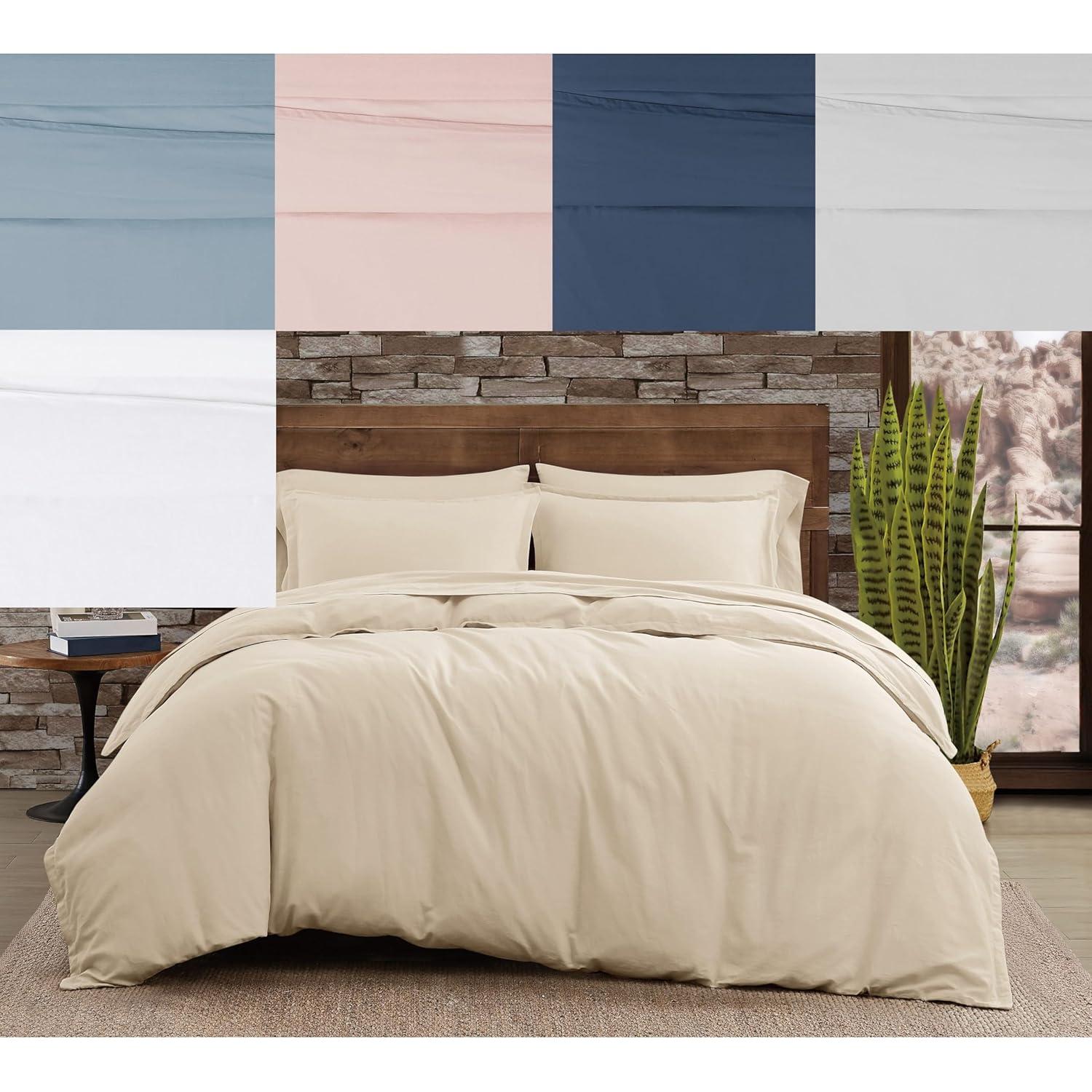 FRYE Cotton Linen Blend Pillowcase Pair