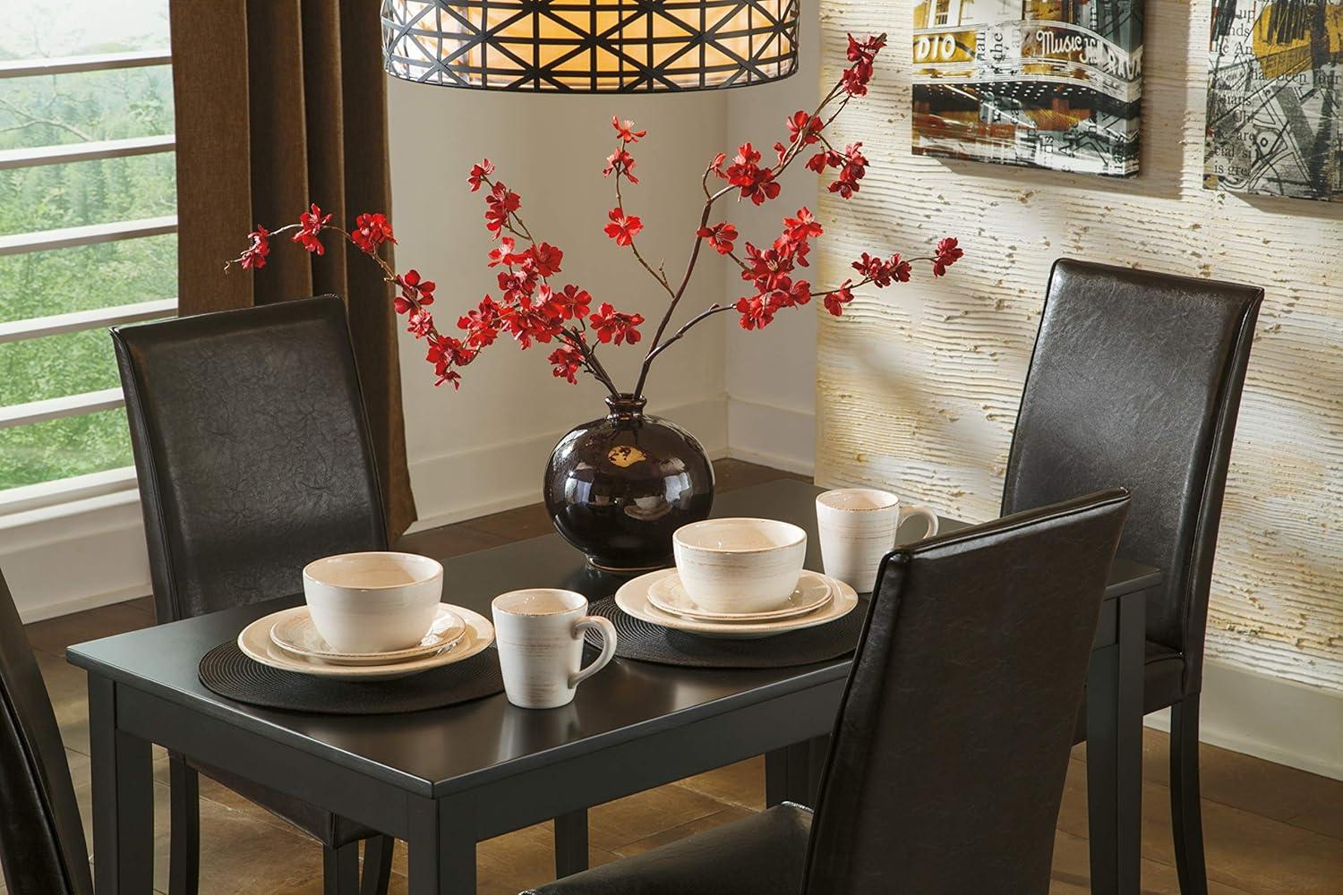 Signature Design by Ashley Contemporary Kimonte Dining Table, Dark Brown