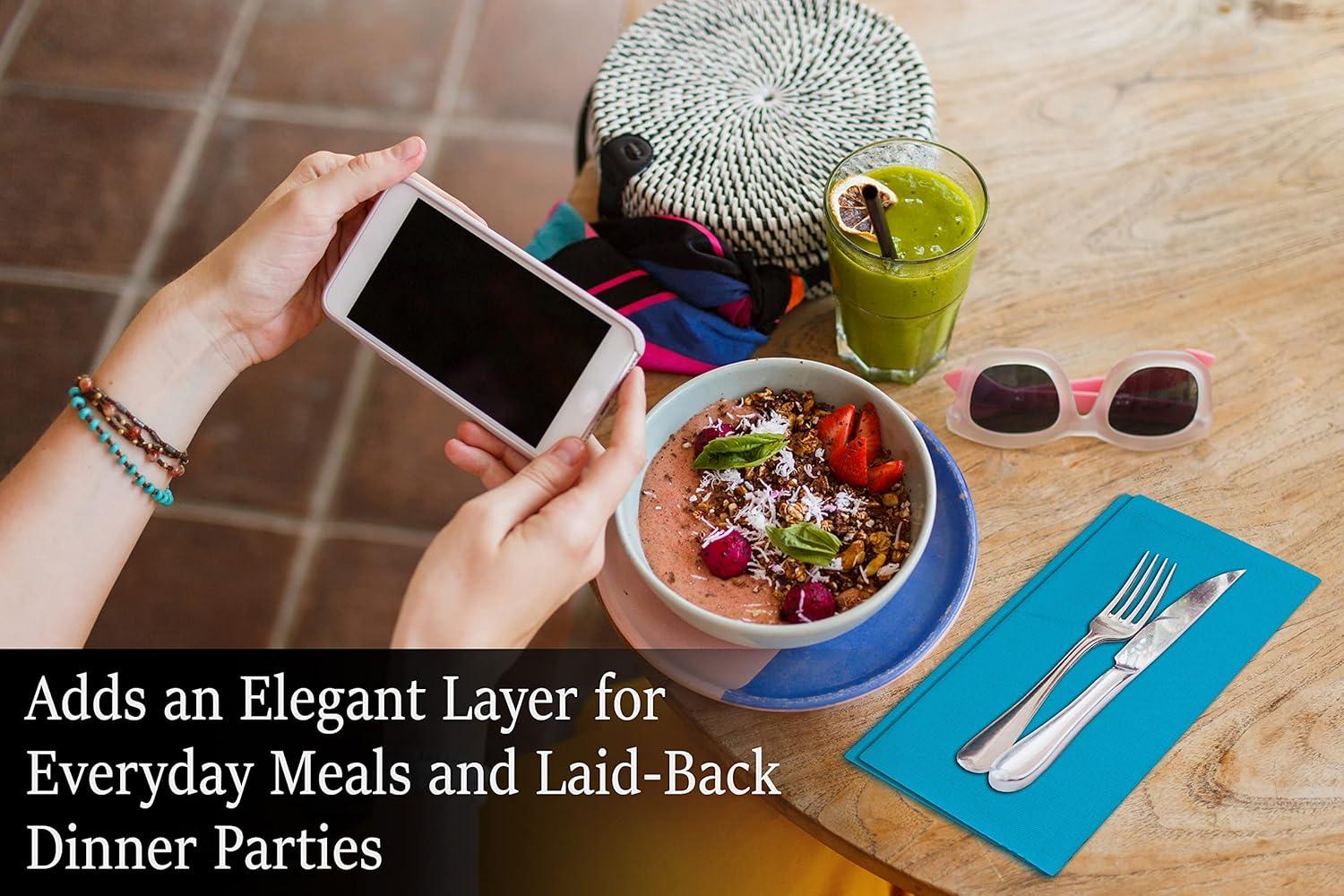 Poly Cotton Enrich Twill Cloth Napkins (Set of 12)