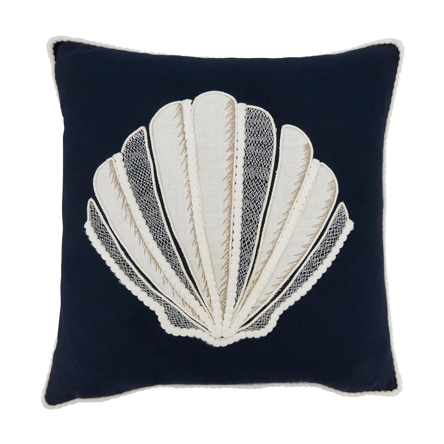 Saro Naviguer Collection Cotton Pillow Cover