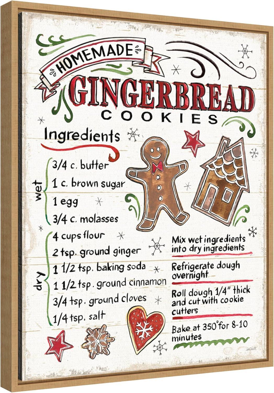 16" x 20" Christmas Treats VI Framed Wall Canvas - Amanti Art: Anne Tavoletti, Holiday Decor, Vertical Display