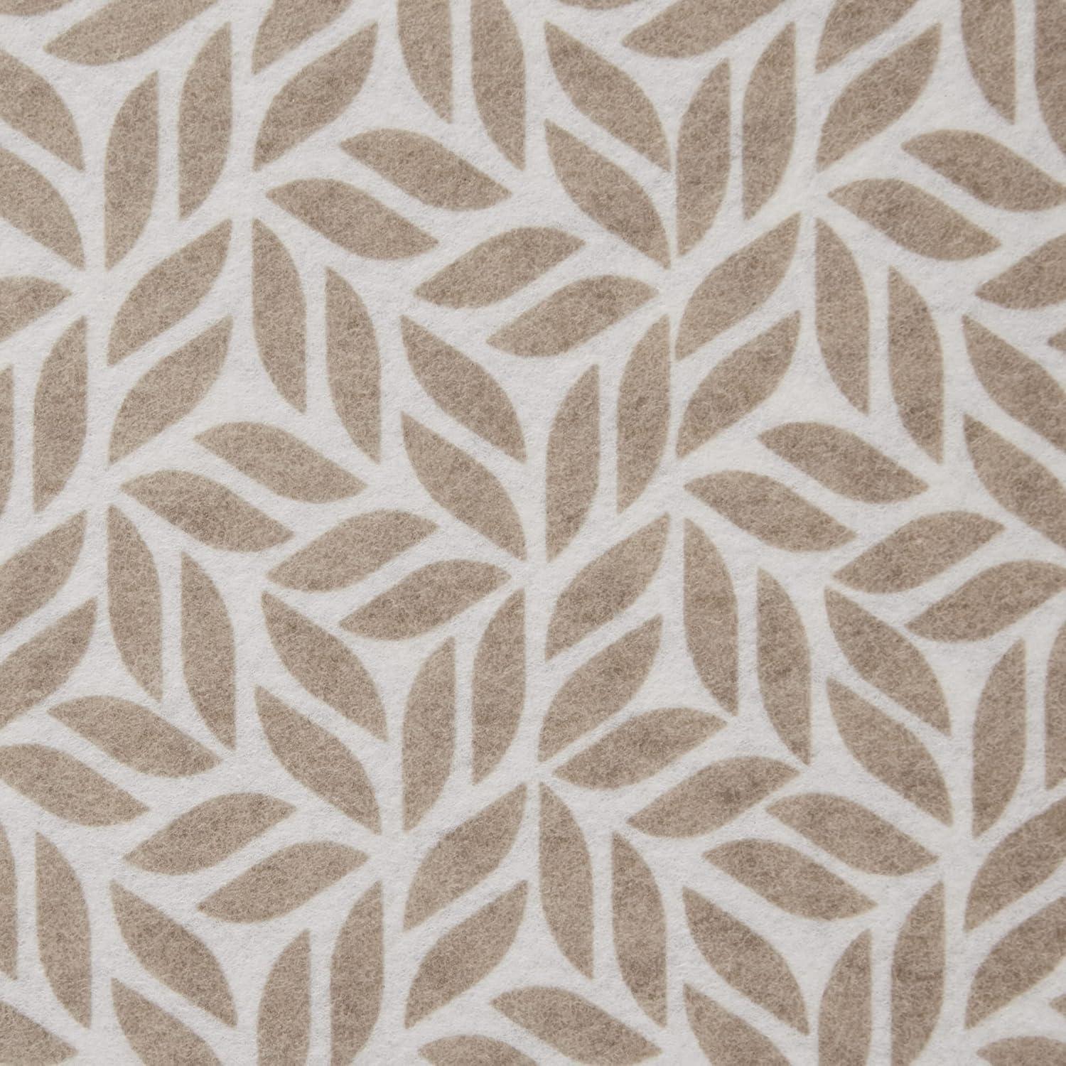 Design Imports Abstract Leaf Print Liner (Set of 6)