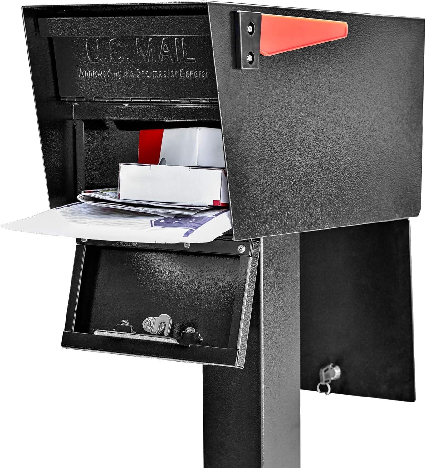 Street Safe Latitude Front & Rear Access Locking Post Mounted Mailbox