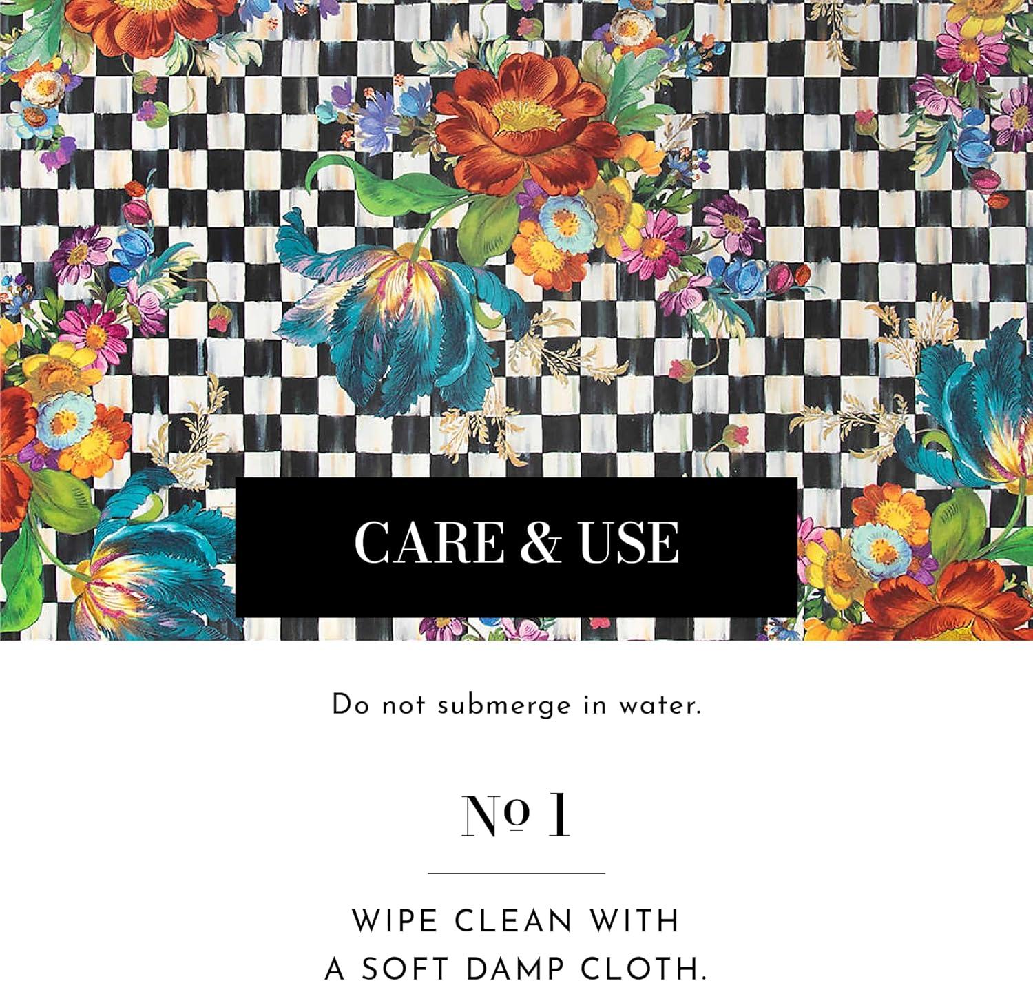 Courtly Flower Market Cork-Back Hardboard Placemats Set of 4