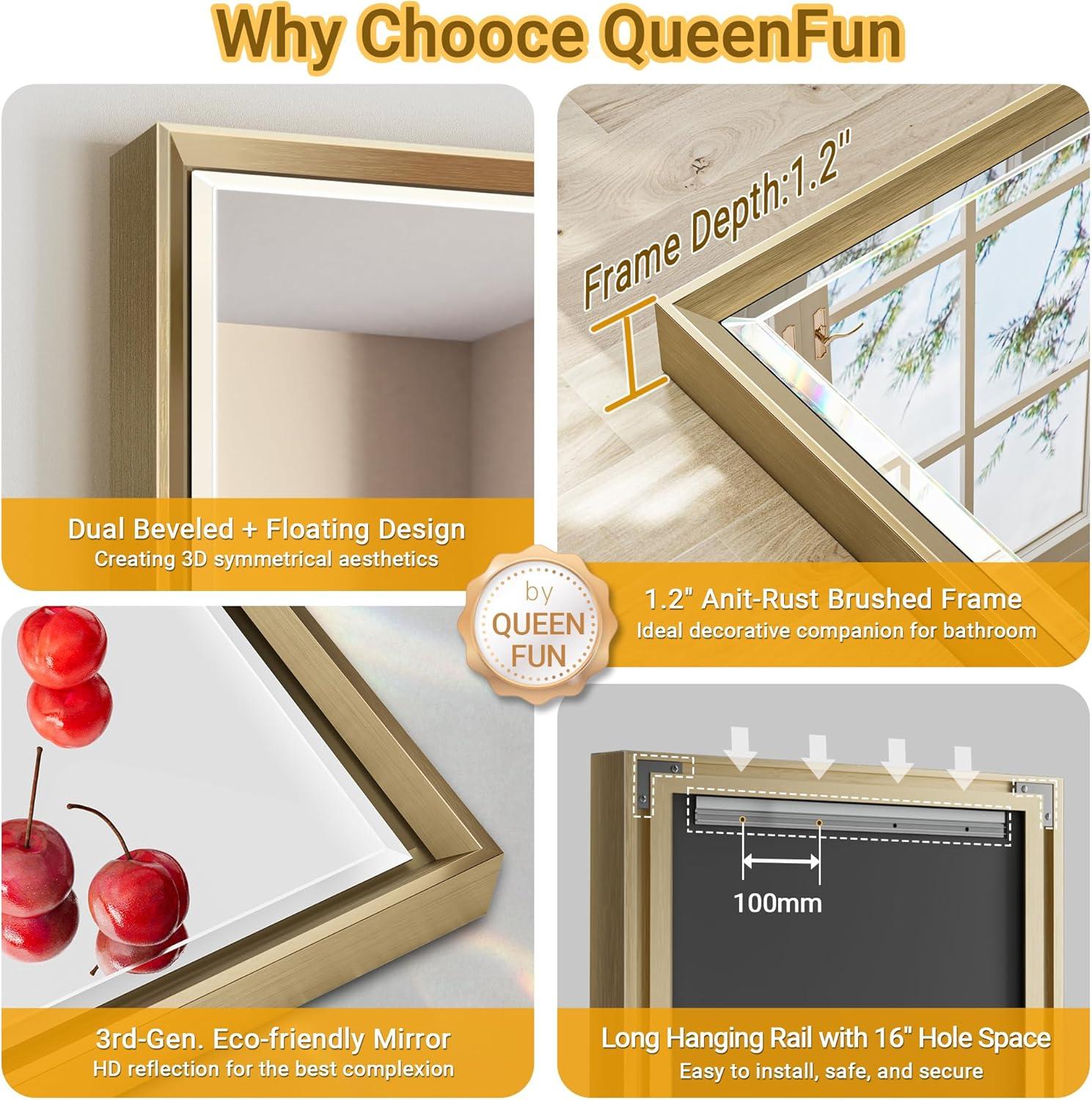 Latitude Run® Lohoski Decorative Wall Mirror Beveled Design, Bathroom Vanity Mirror Accent Mirror Finish & Reviews | Wayfair