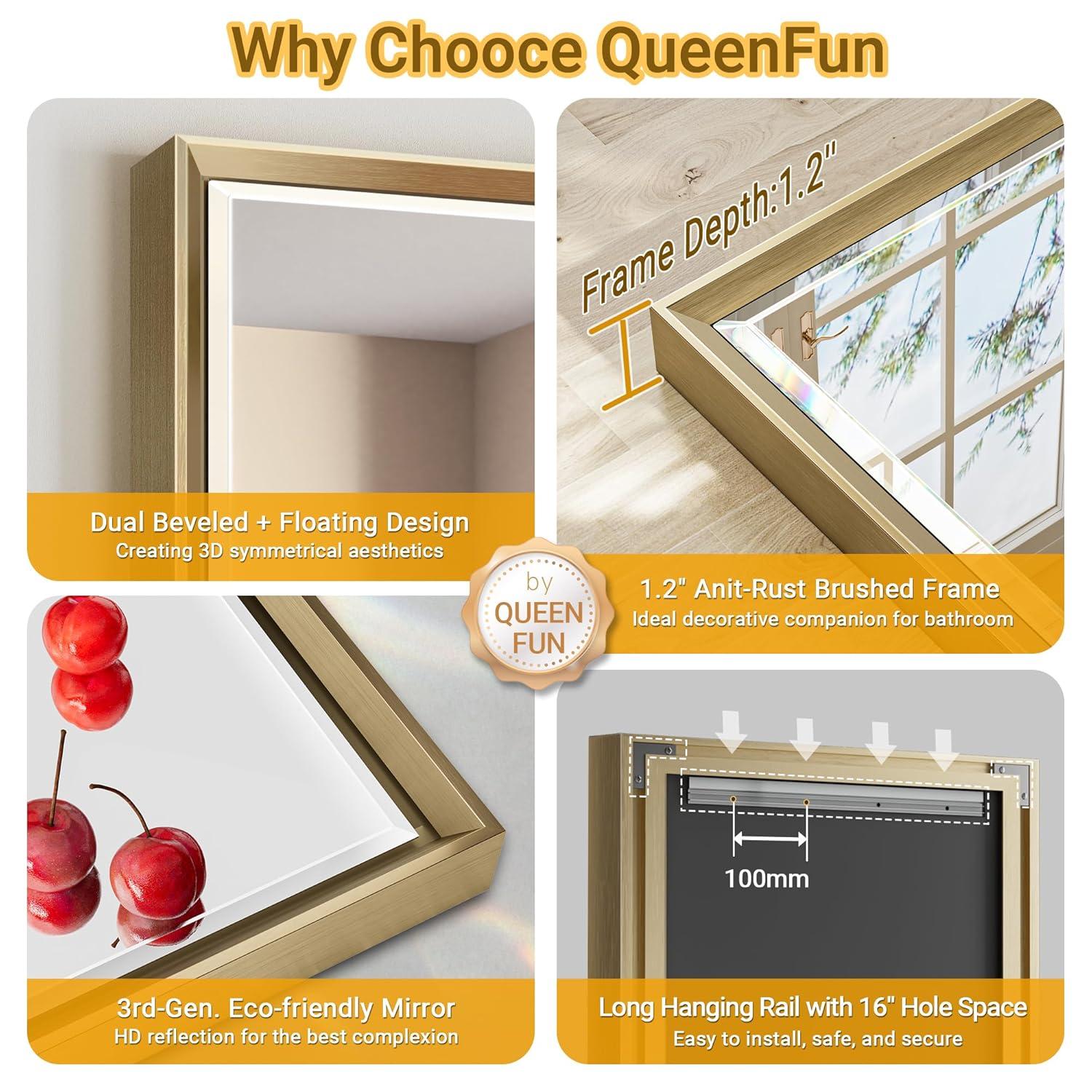 Latitude Run® Lohoski Decorative Wall Mirror Beveled Design, Bathroom Vanity Mirror Accent Mirror Finish & Reviews | Wayfair