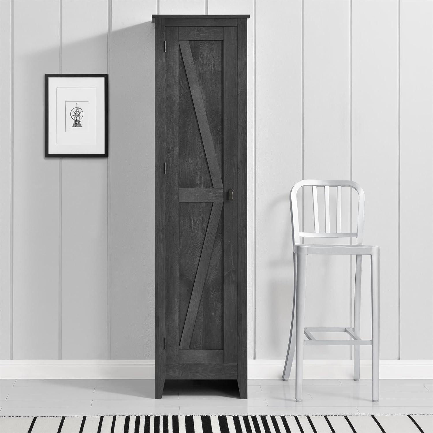 Farmington 18" Wide Storage Cabinet, Rustic Gray