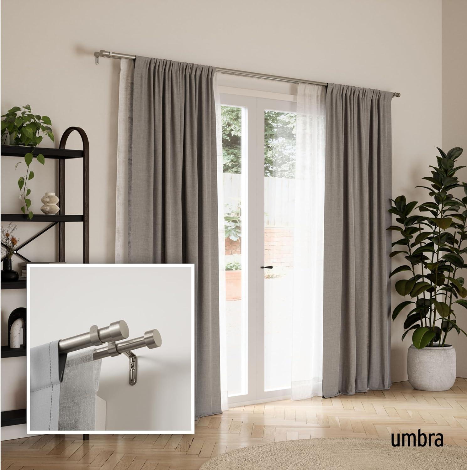 Cappa Drapery Solutions Double Curtain Rod